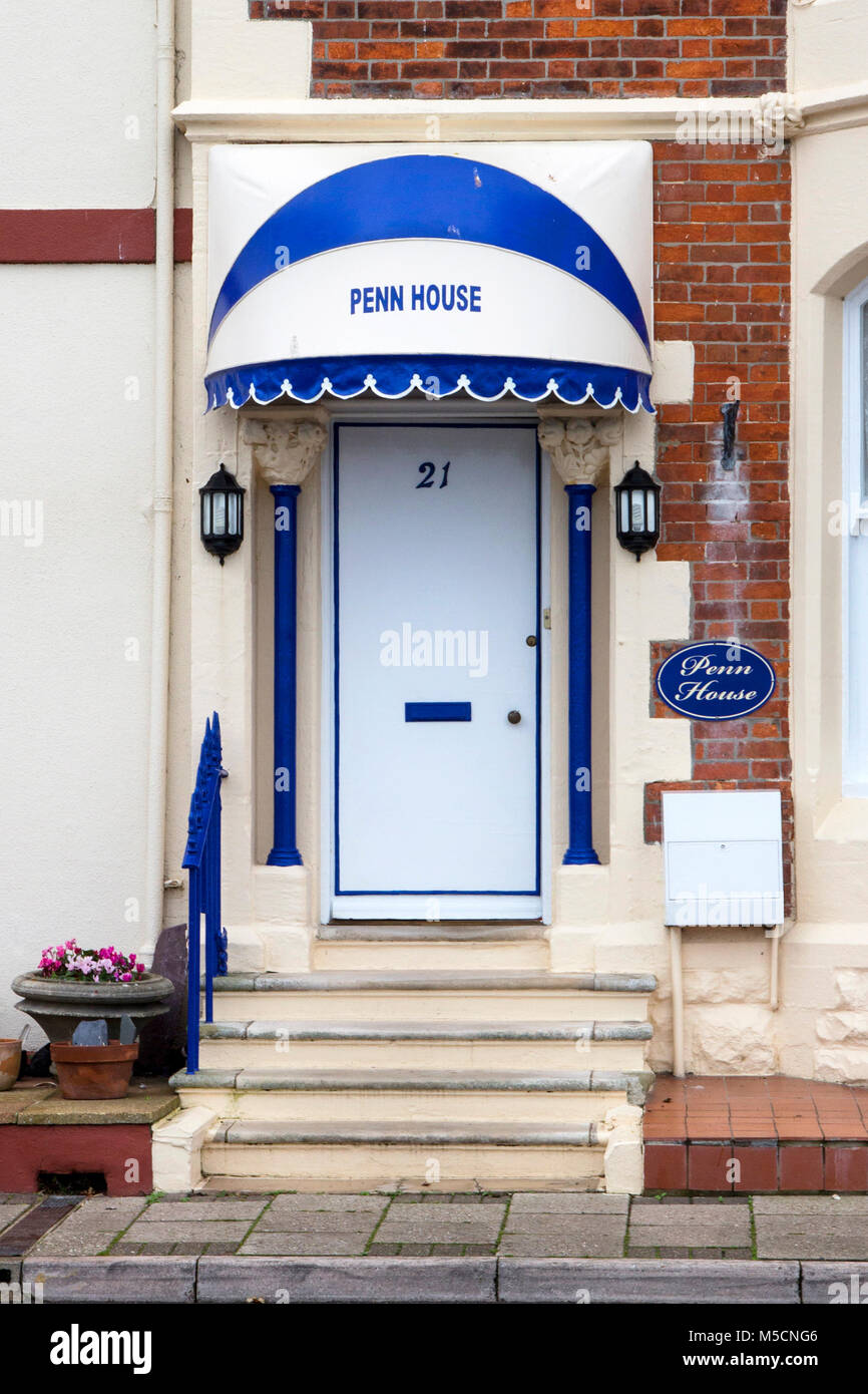 WEYMOUTH, DORSET, UK DECEMBER 26, 2017. Ground floor facade of an
