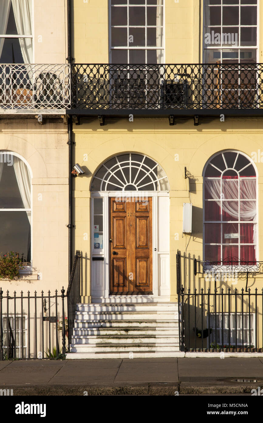 WEYMOUTH, DORSET, UK DECEMBER 26, 2017. Ground floor facade of an
