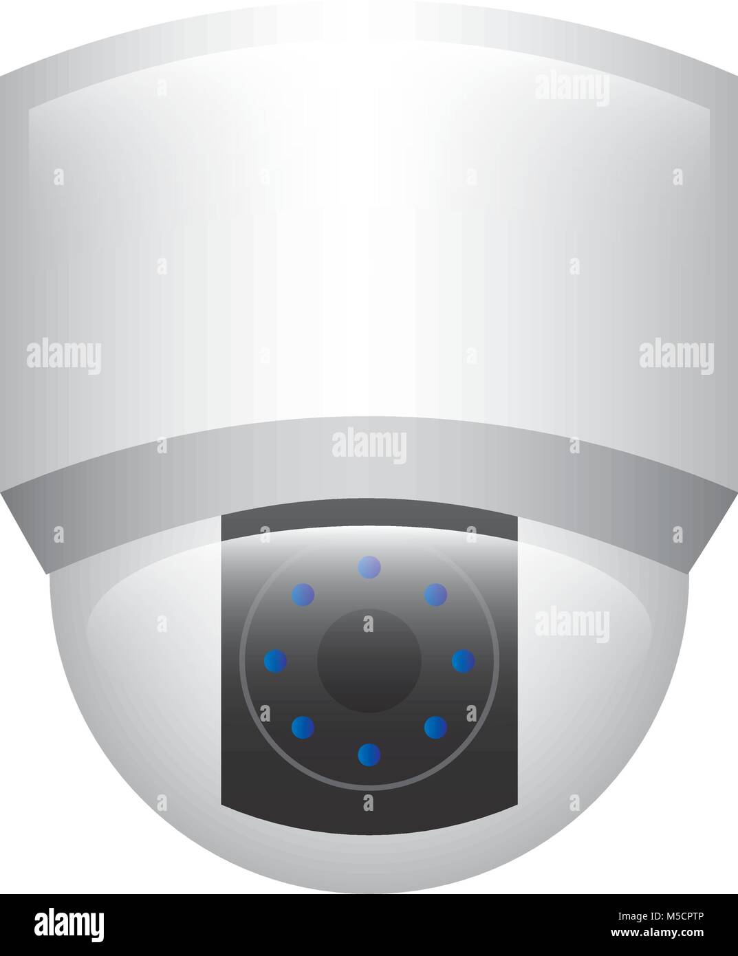 ceiling surveillance camera security technology Stock Vector Image