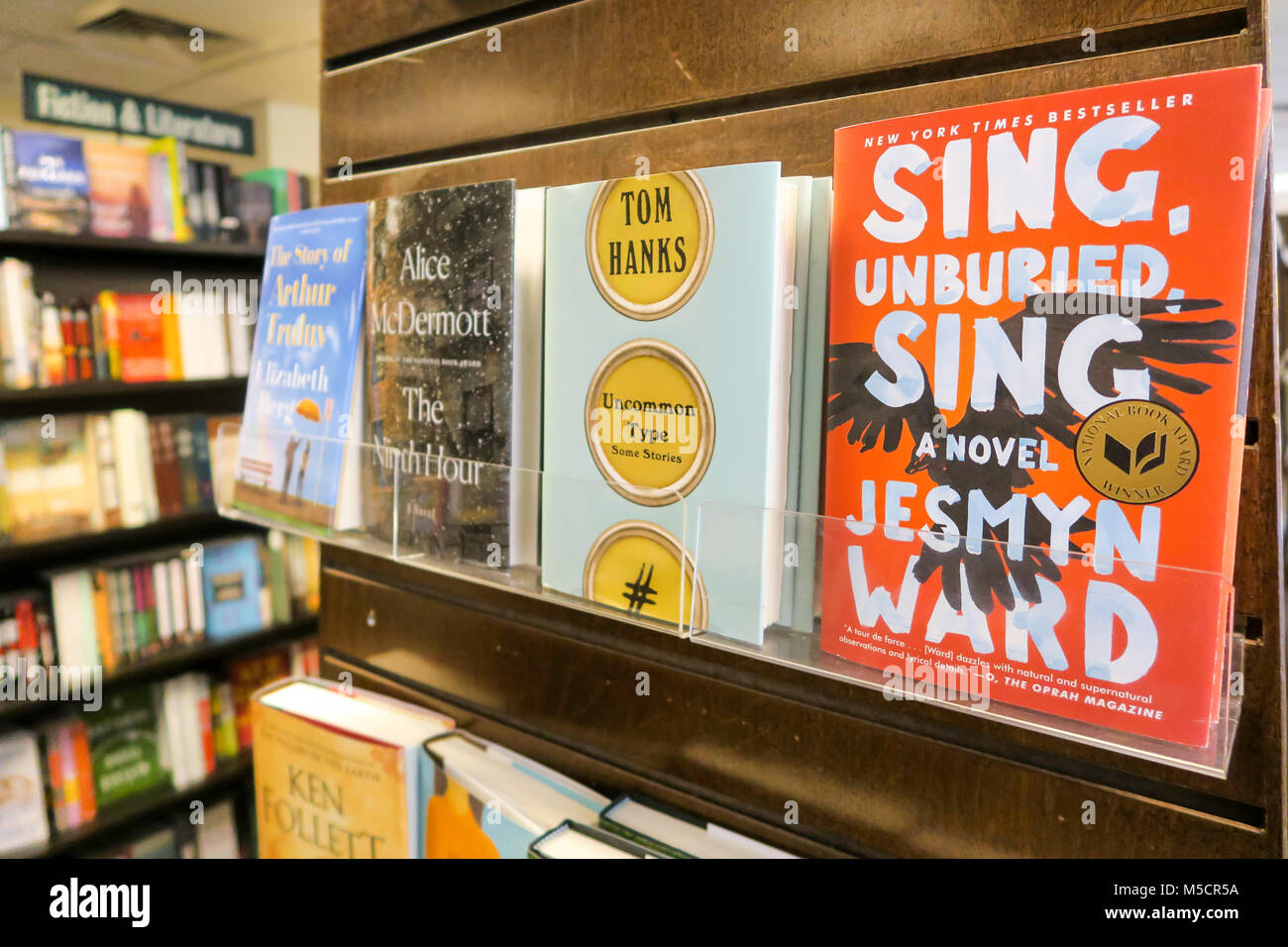 Books In Barnes Noble Bookstore On Fifth Avenue Nyc Usa Stock Photo Alamy