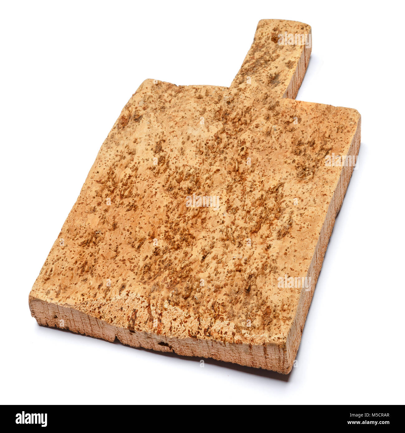 cork Cutting board isolated on white Stock Photo Alamy