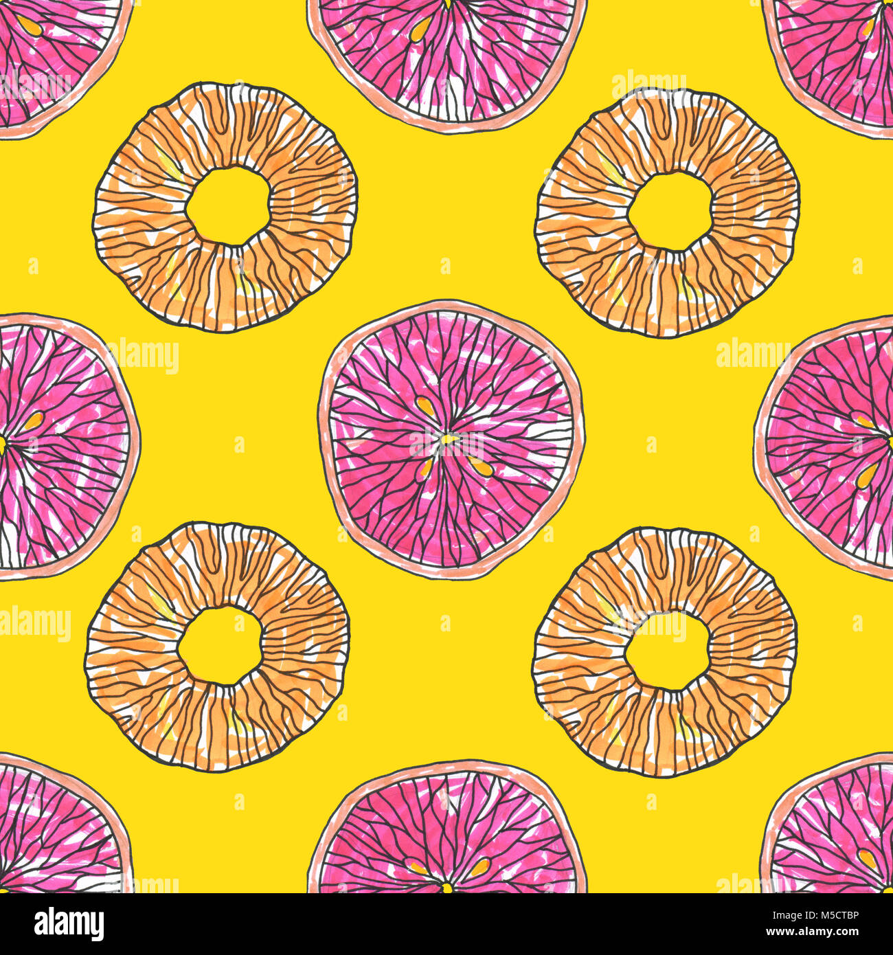 Citrus seamless pattern. Tropical background Stock Photo - Alamy
