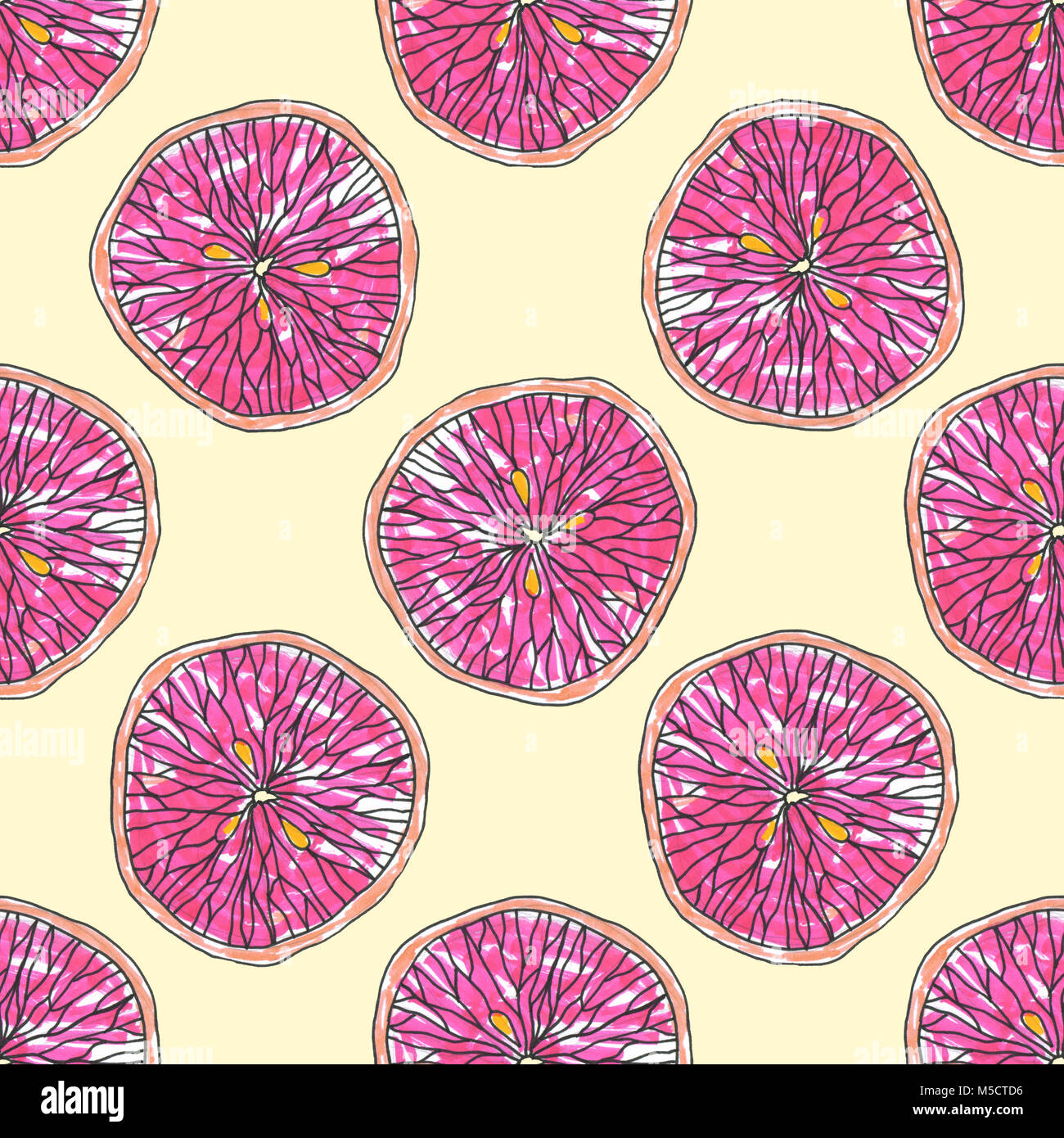 Citrus seamless pattern. Tropical background Stock Photo - Alamy