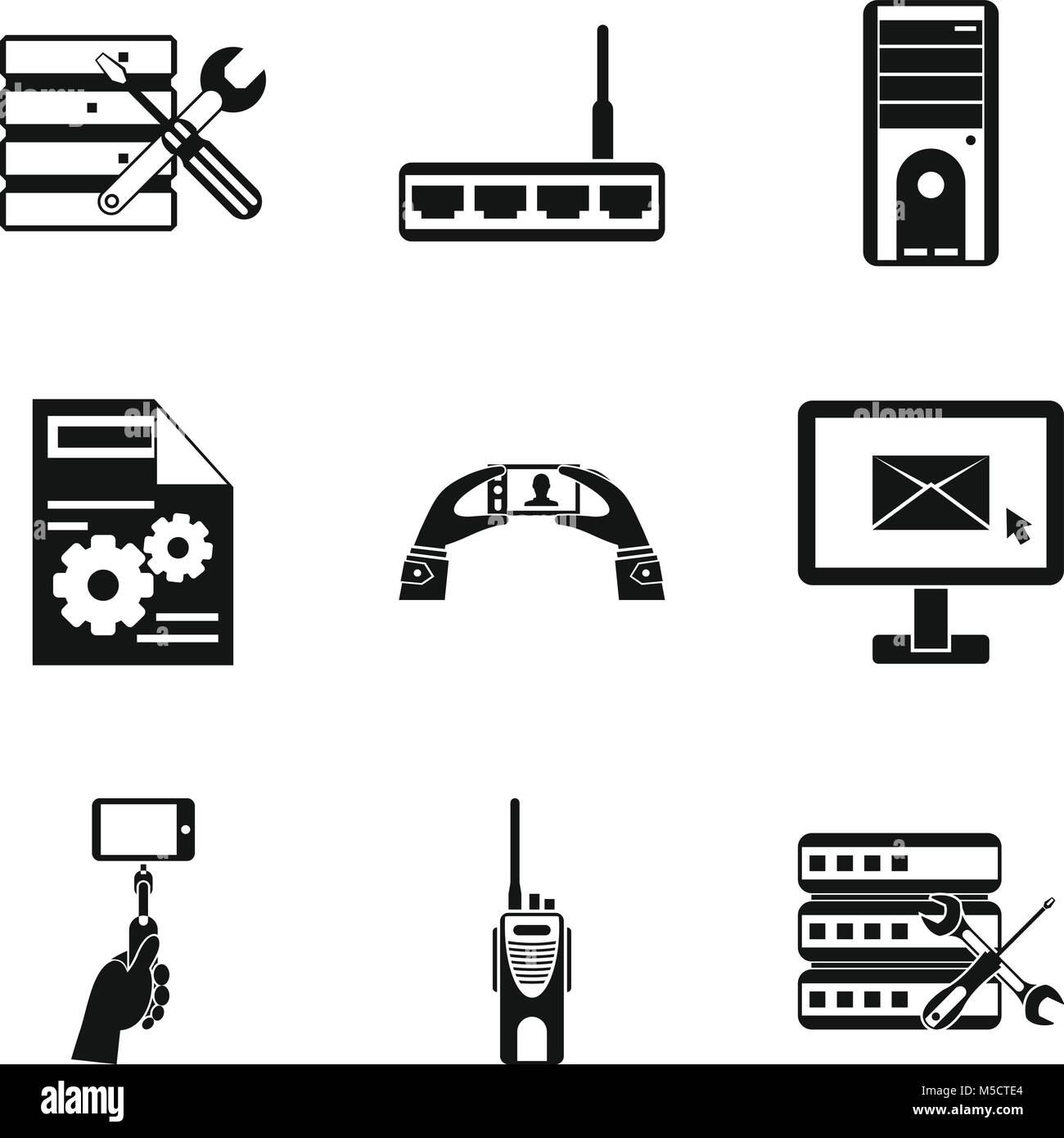Technological content Stock Vector Images - Alamy