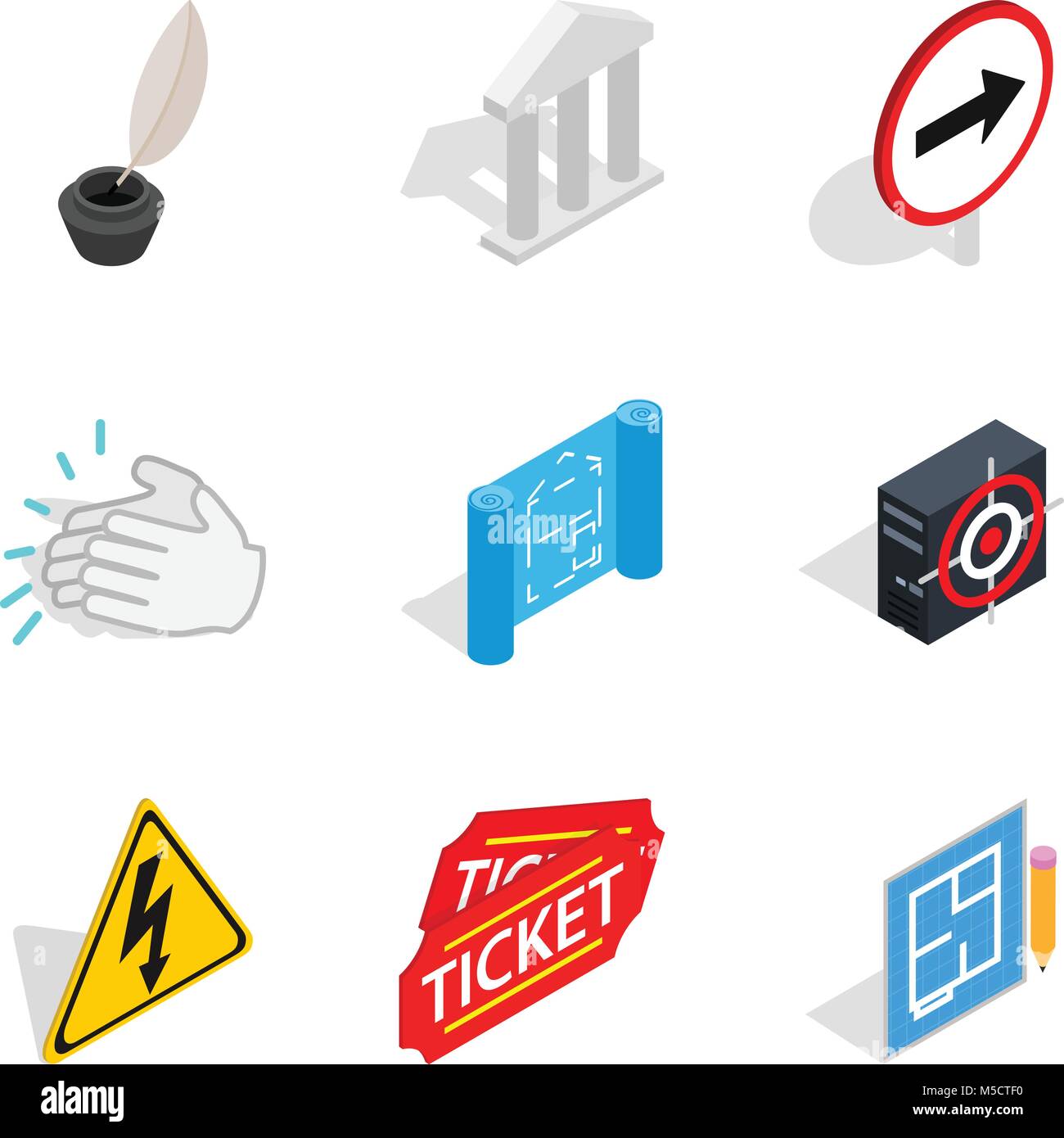 The broadway theatre Stock Vector Images - Alamy