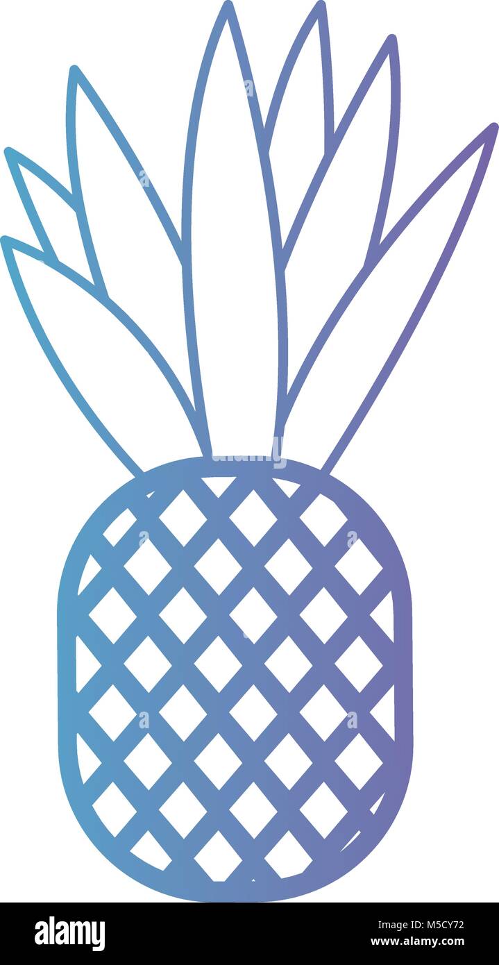 pineapple fresh fruit icon Stock Vector Image & Art - Alamy