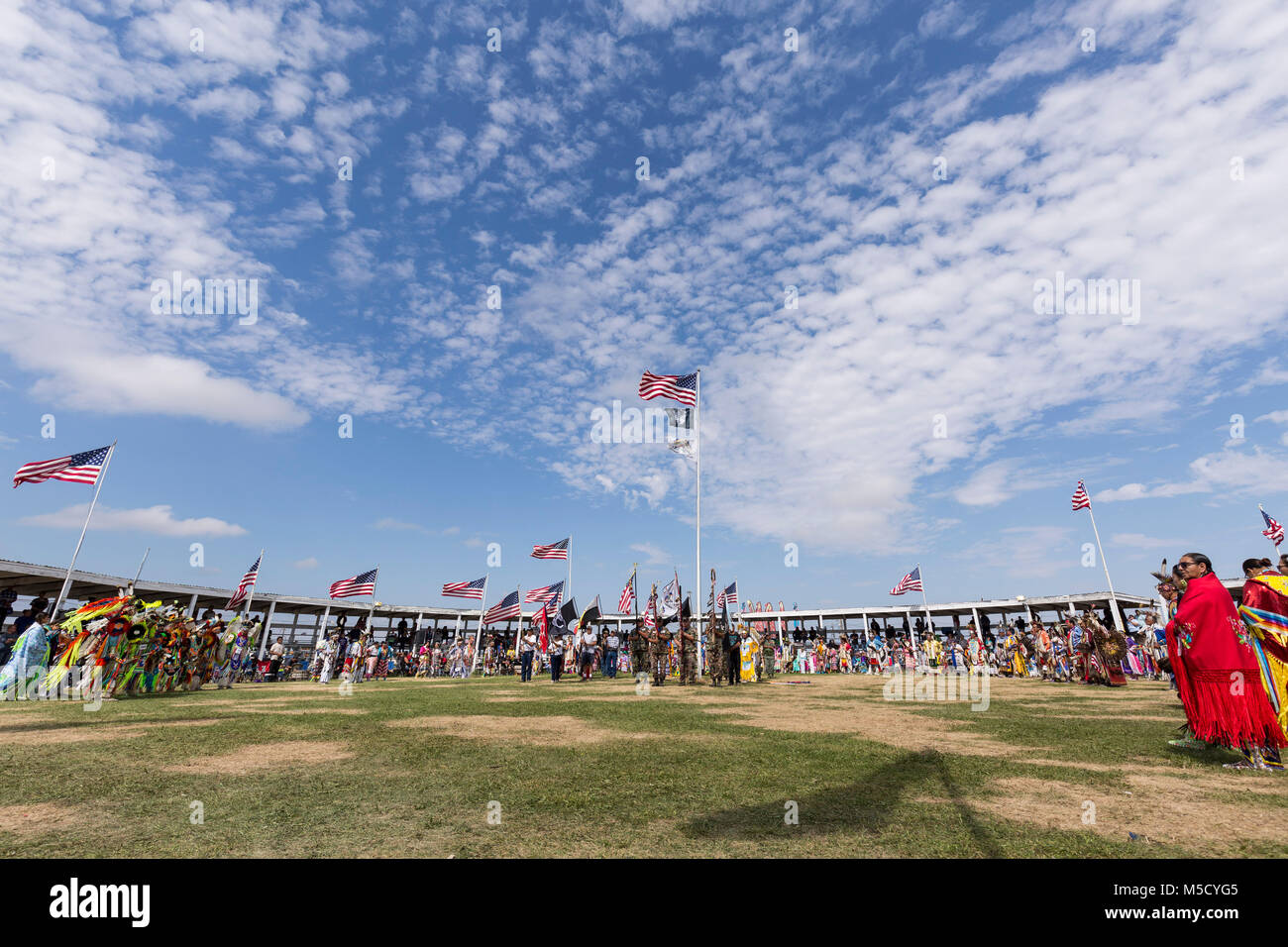 Grand Entry. Cheyenne River Sioux Tribe Fair, Rodeo and Pow Wow. Sept 4