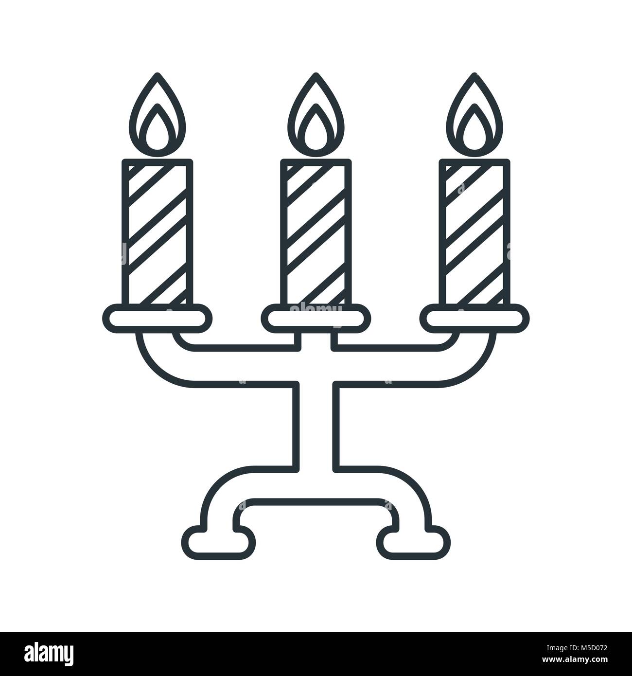 candlestick outline icon Stock Vector Image & Art Alamy