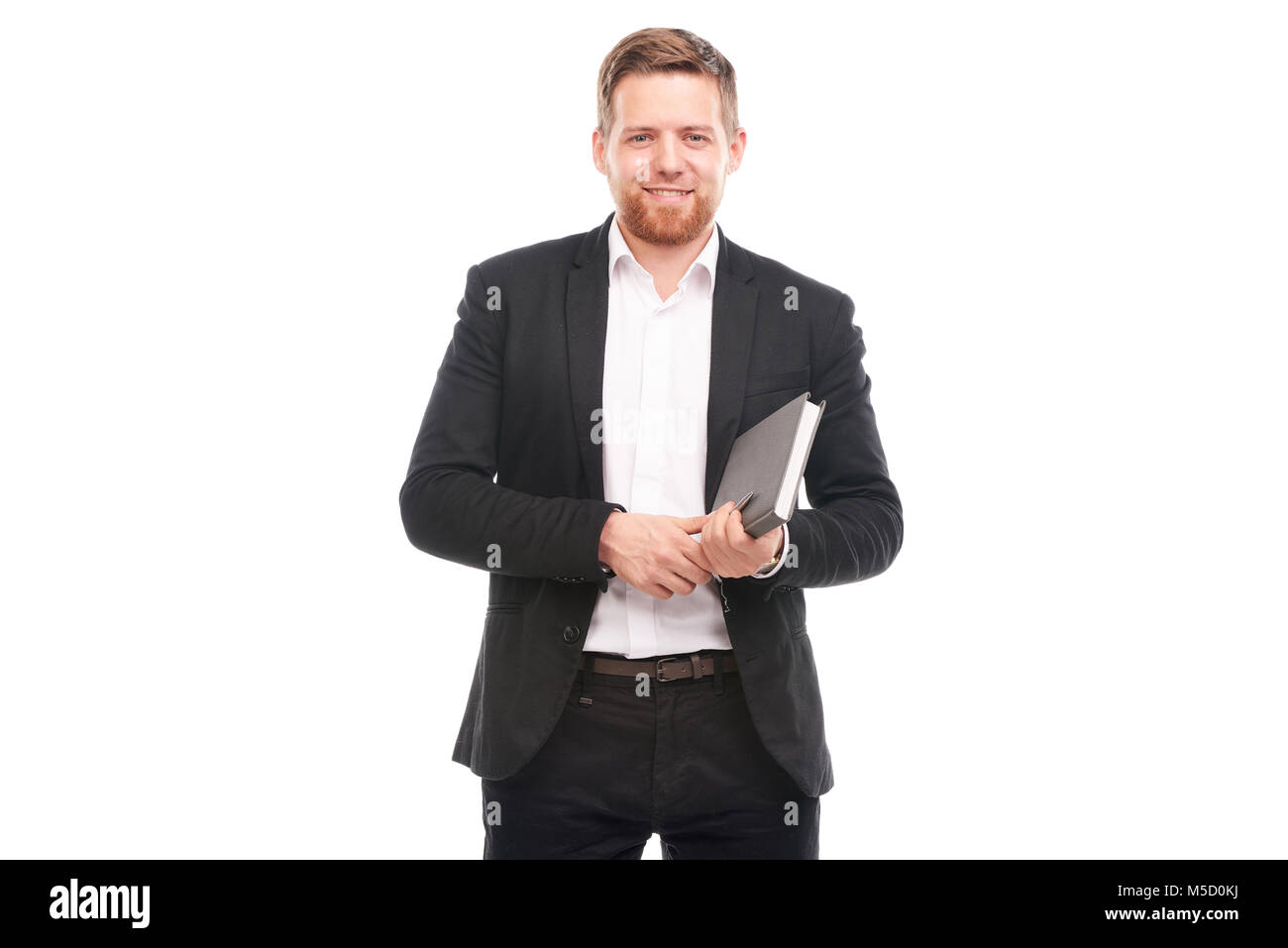 Manager with personal organizer Stock Photo Alamy