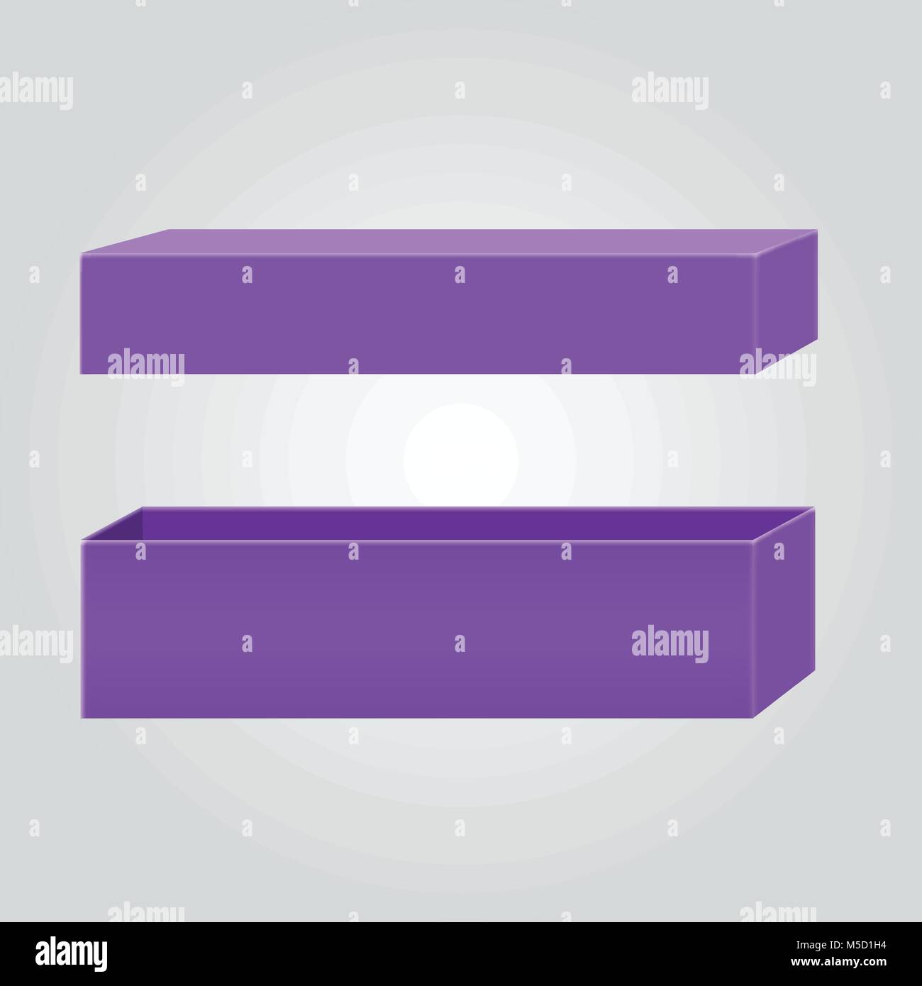 Empty box for your branding design and logo. Easy to change colors