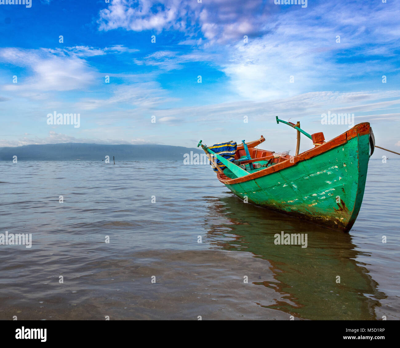 Phu Quoc Fishing Boat Stock Photo