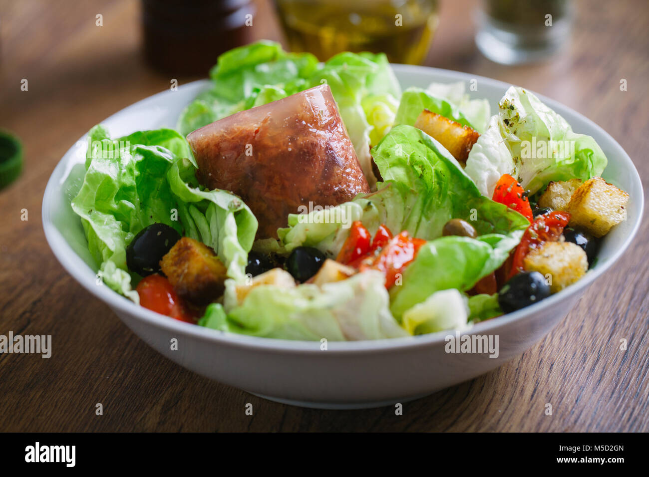 Mediterranean mixed salad Stock Photo - Alamy