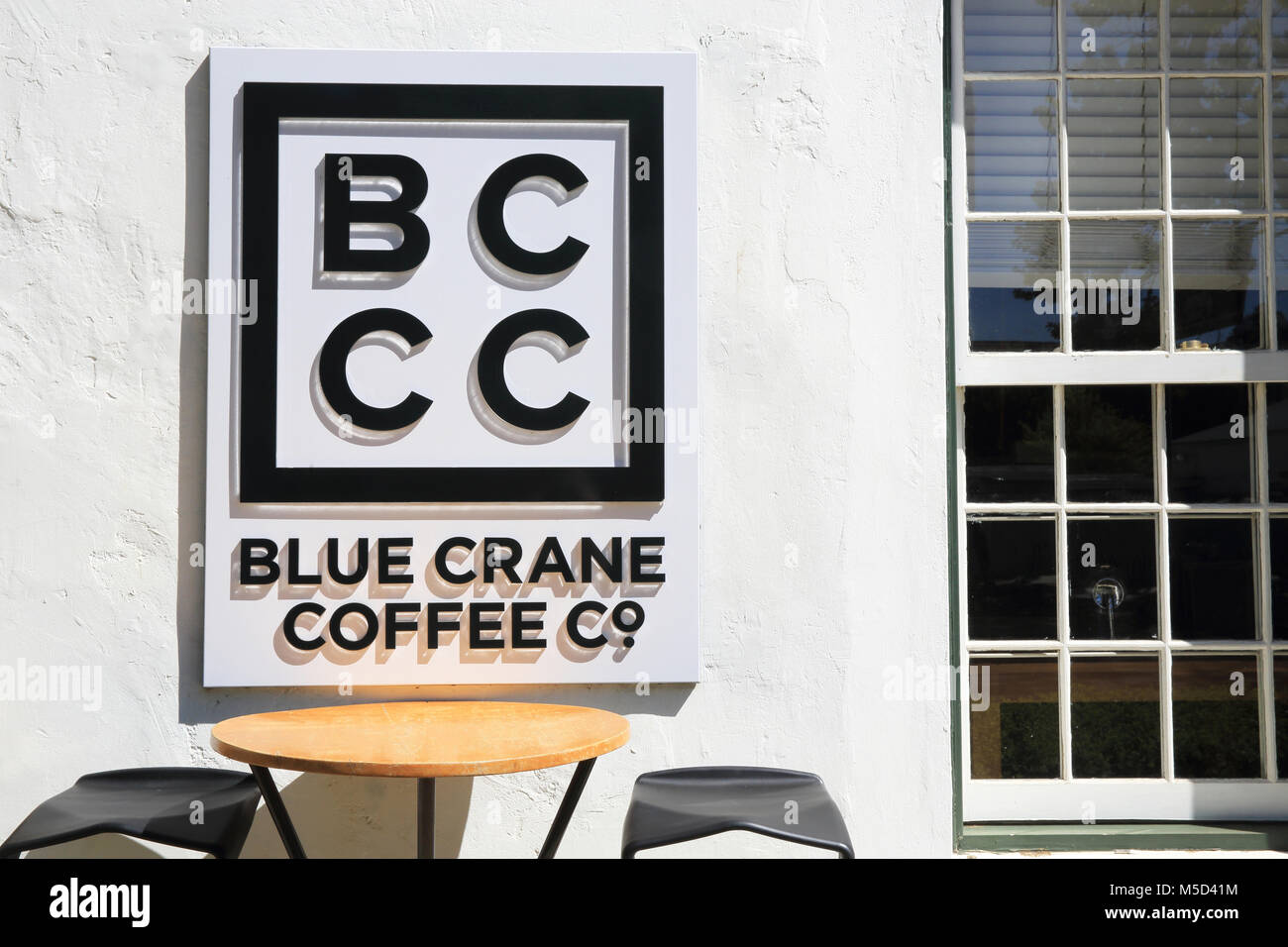 BCCC Blue Crane Coffee Company restaurant in the university town of