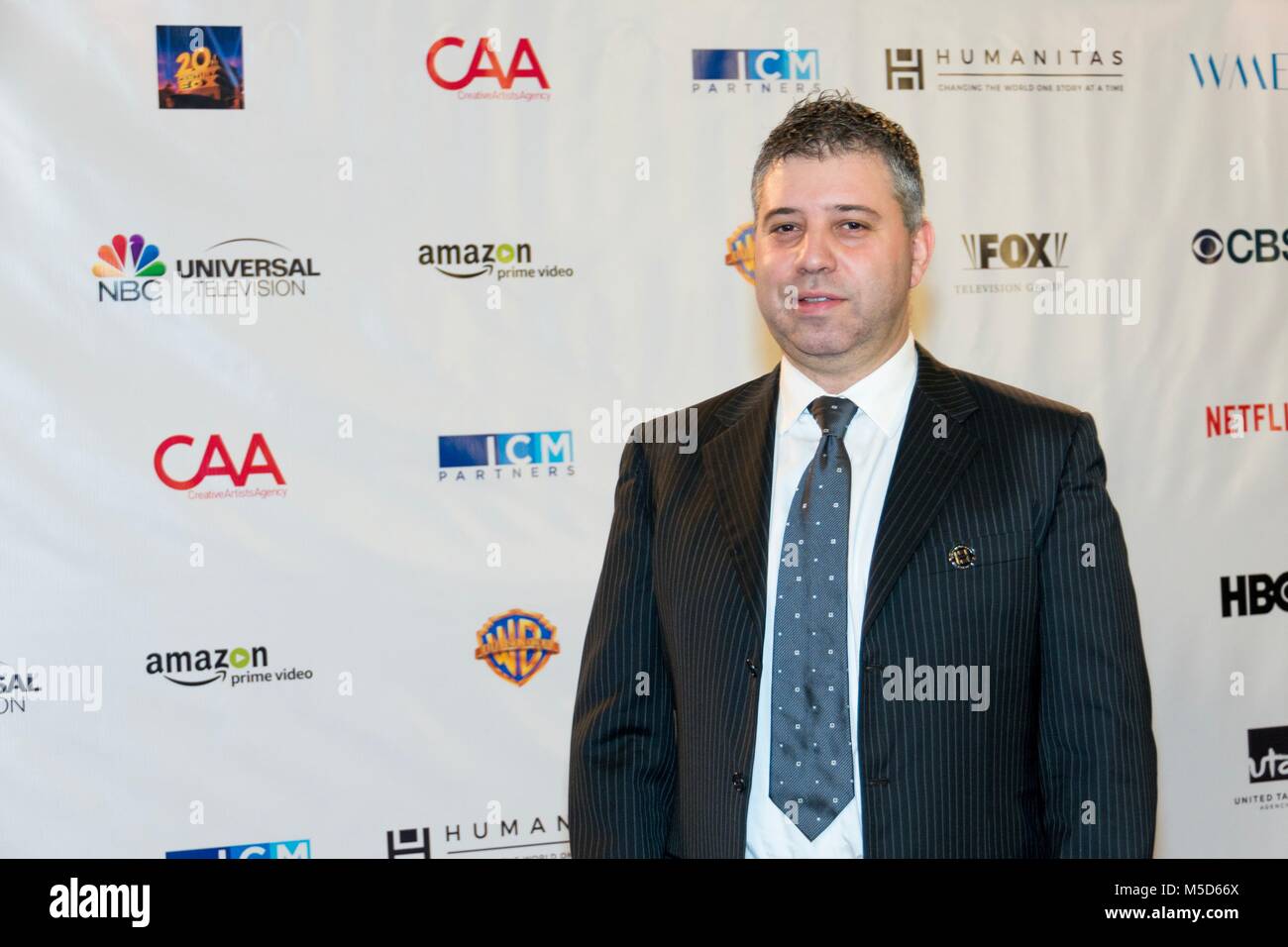 Evgeny Afineevsky at the Humanitas awards 2018 Stock Photo