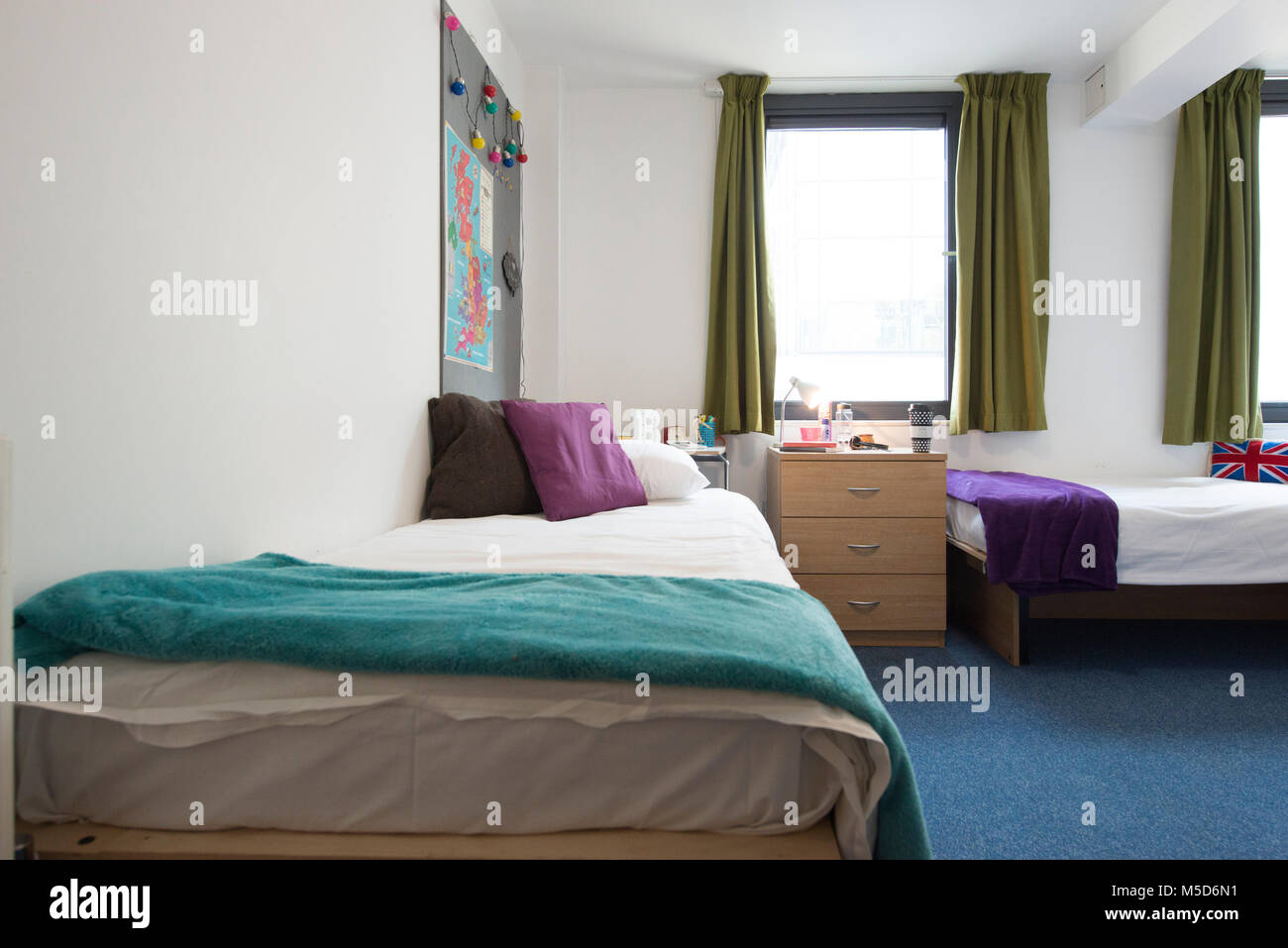 school / college dormitory at a boarding school for students Stock Photo
