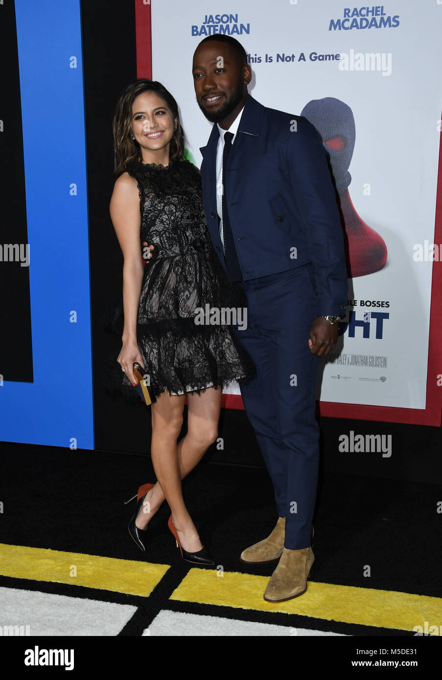 21 February 2018 Hollywood, California Erin Lim, Lamorne Morris