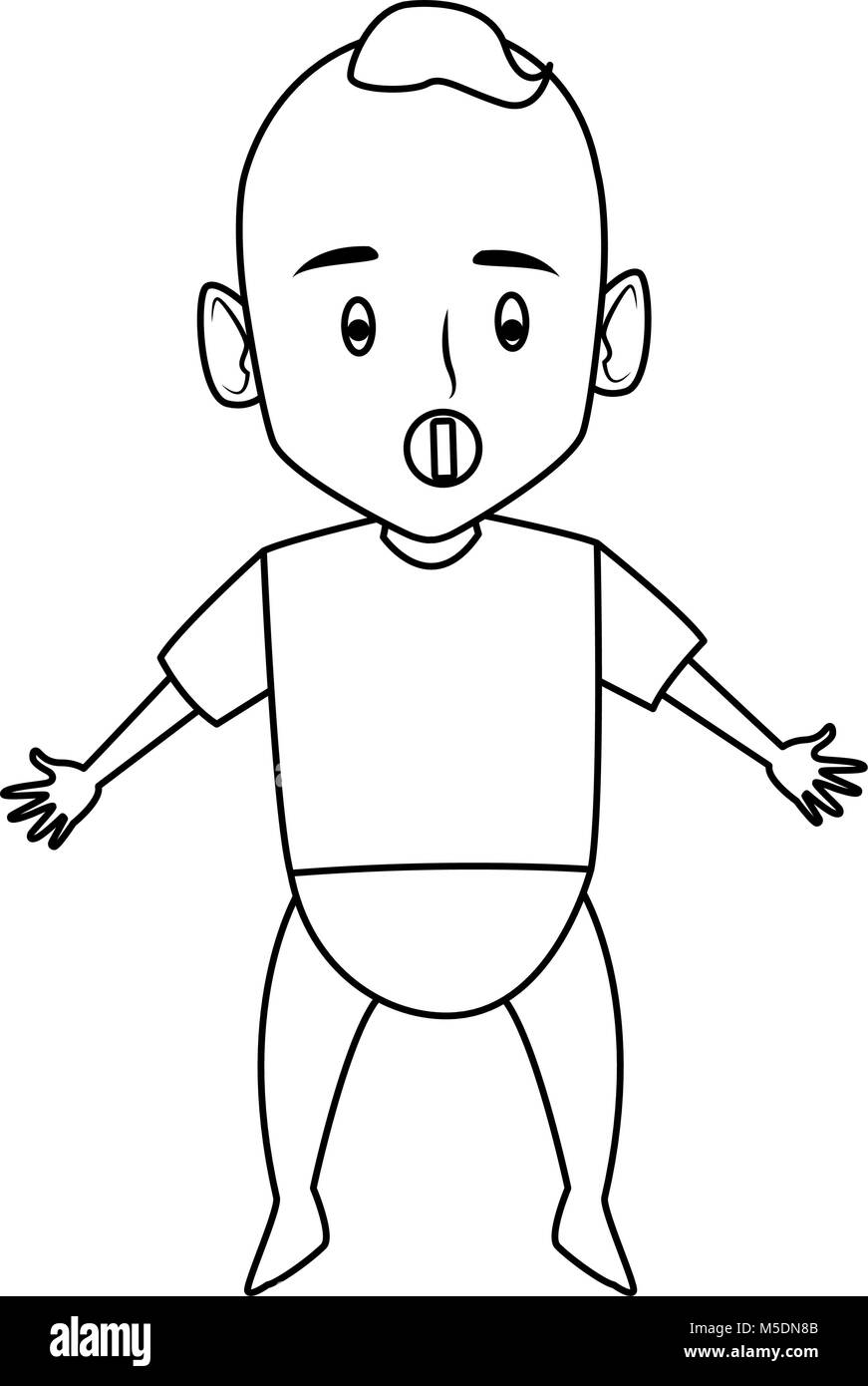Cute baby cartoon Stock Vector Image &amp; Art - Alamy