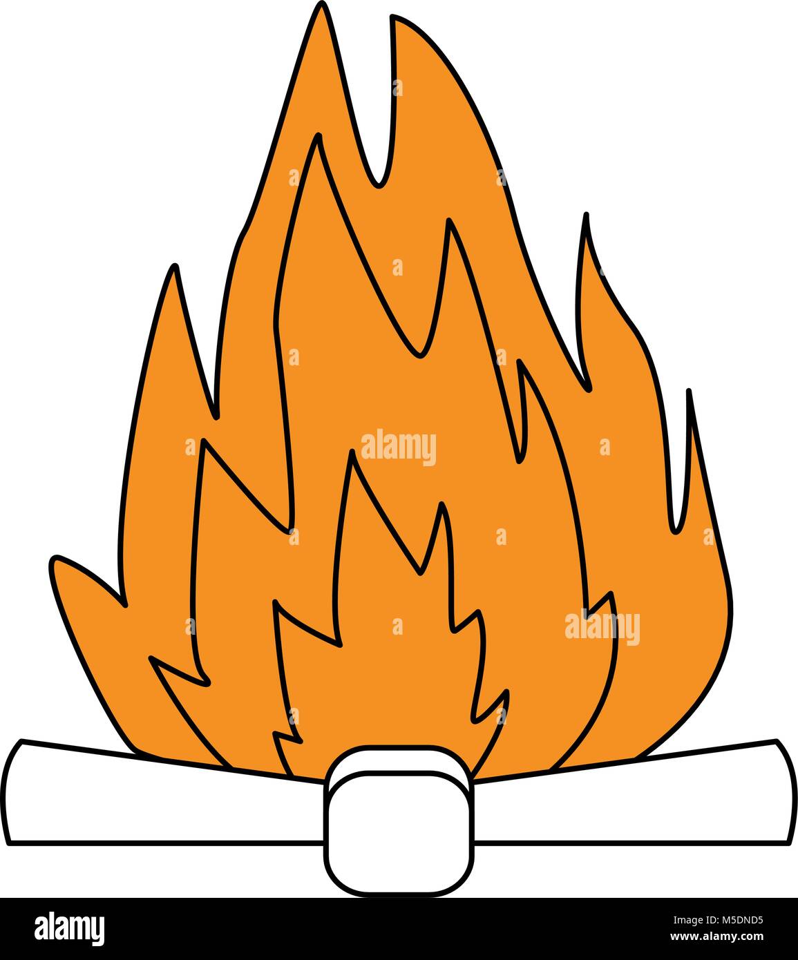 bonfire flame isolated Stock Vector Image & Art - Alamy