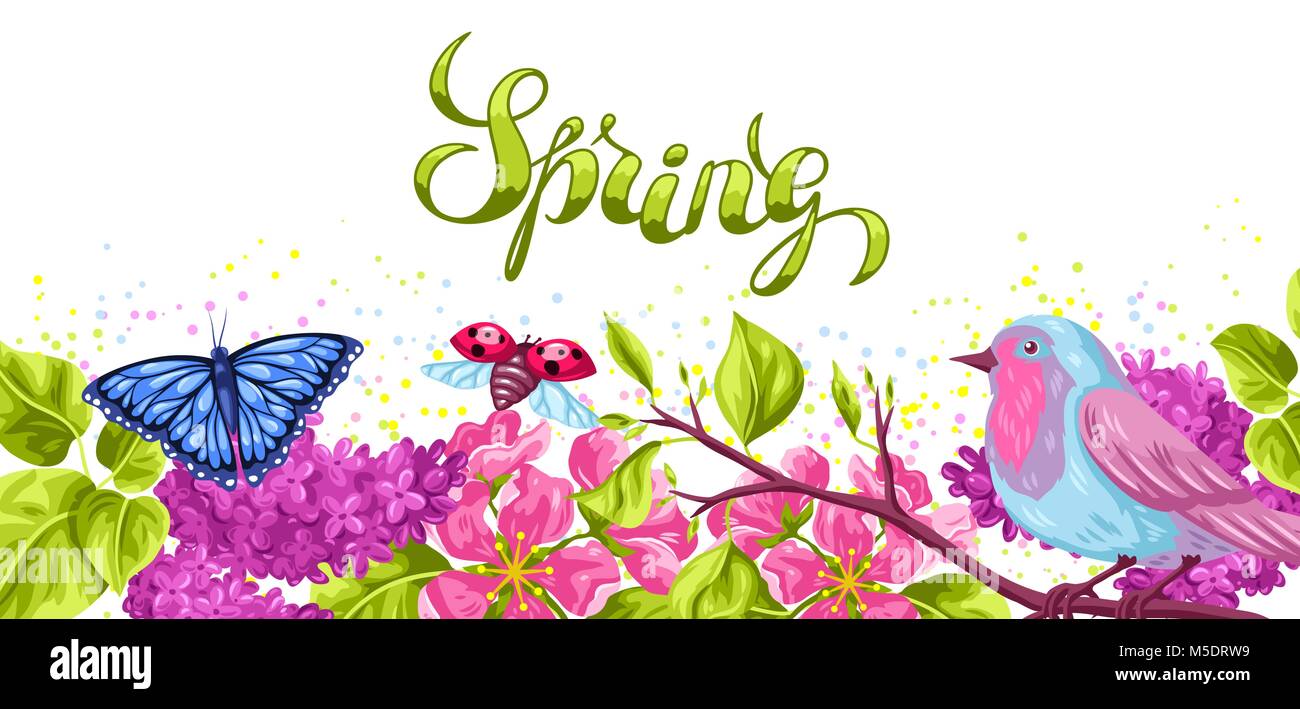 Spring Garden Greeting Card 