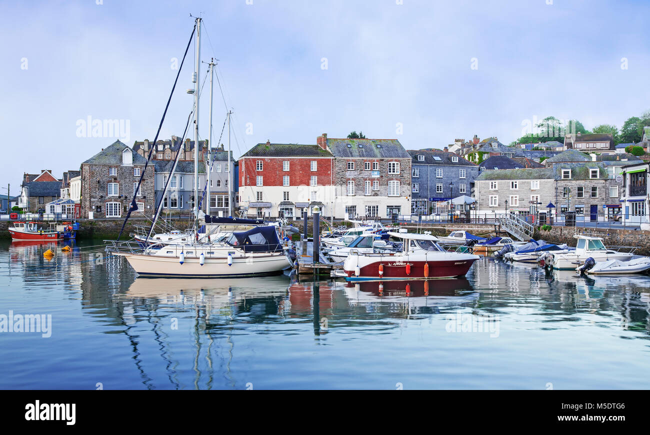 Padstow Harbour, Cornwall, UK Stock Photo