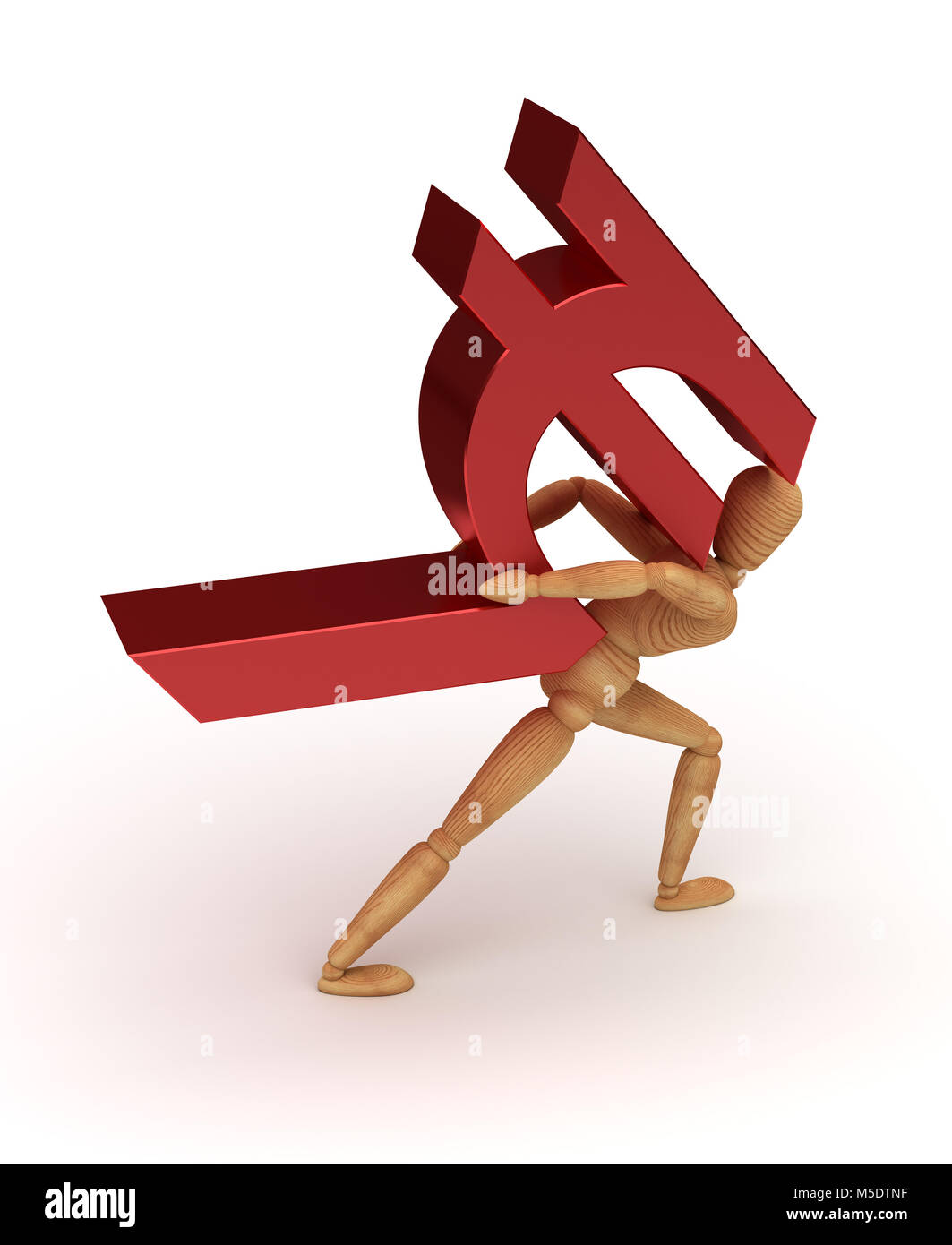Indian rupee symbol 3d rendering hi-res stock photography and images ...