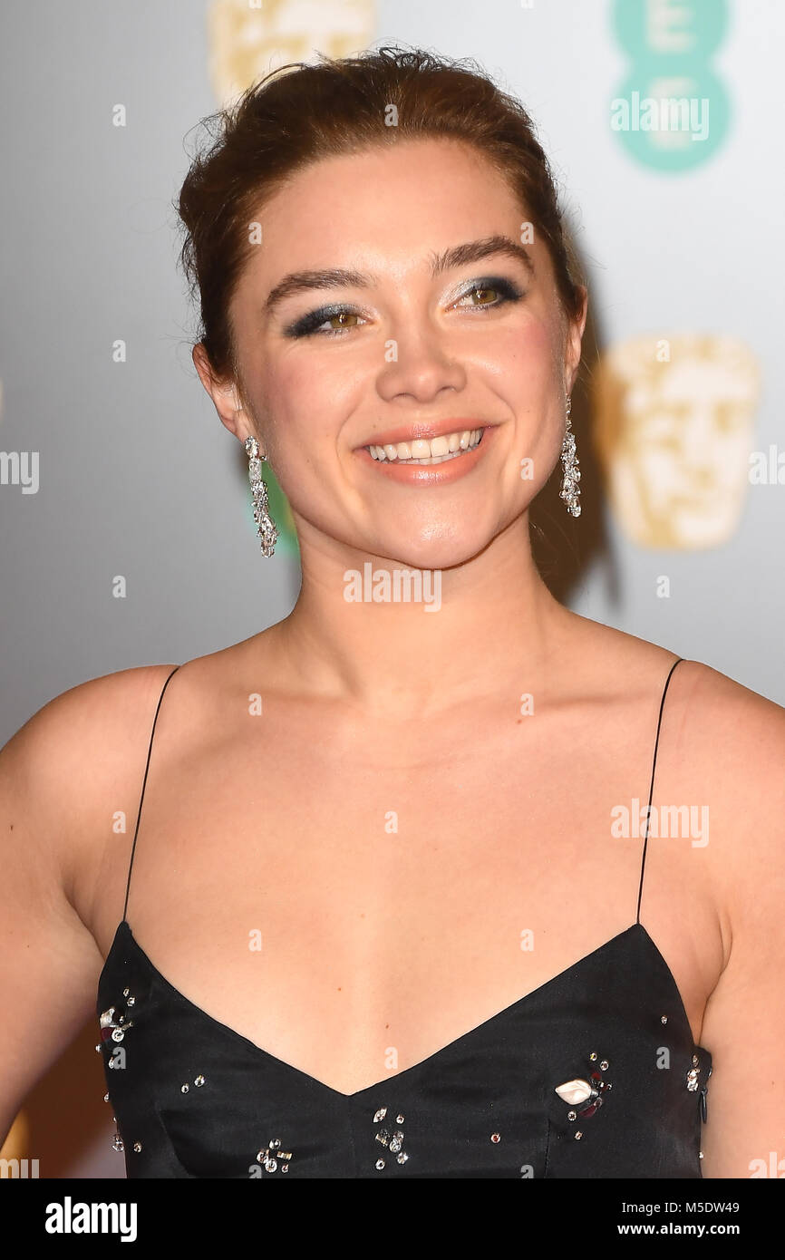 Florence Pugh attends the EE British Academy Film Awards (BAFTA) at the