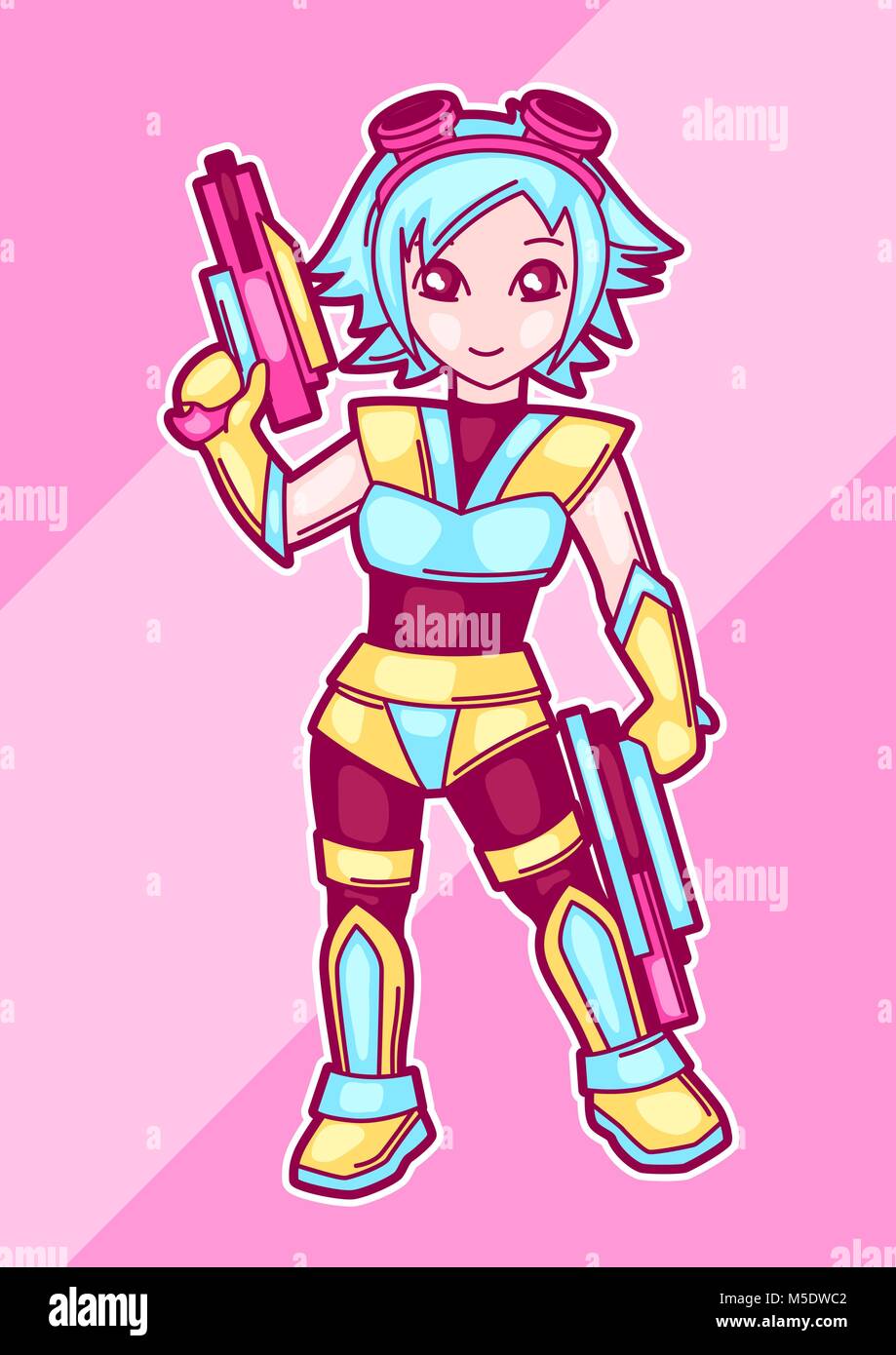 Japanese Anime Cosplay Girl Cute Fashion Character In Fantasy Costume With Guns Stock Vector Image Art Alamy Japanese Anime Cosplay Girl Cute Fashion Character In Fantasy Costume With Guns Stock Vector Image Art Alamy