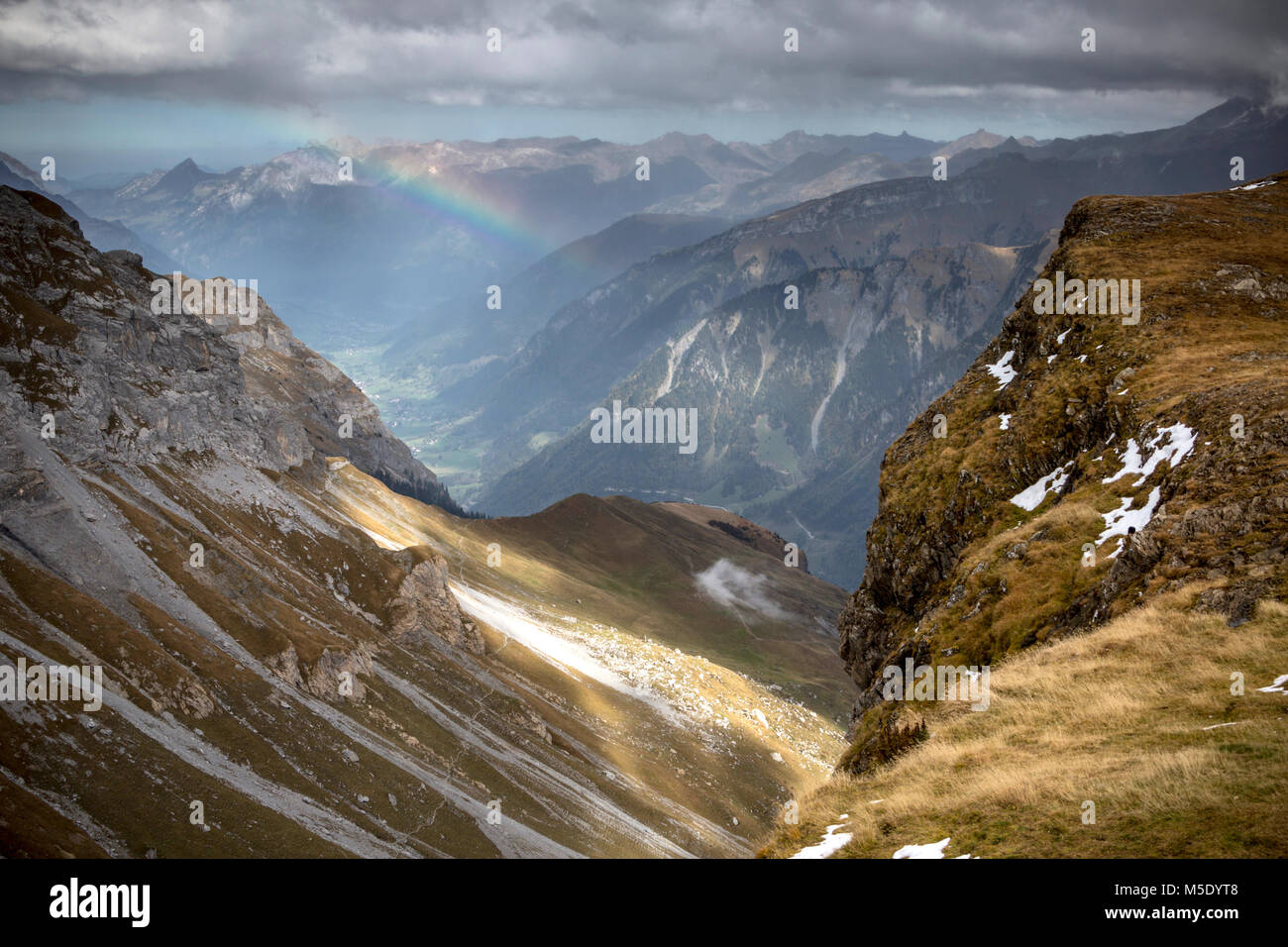 Hiking, walking, the Alps, mountains, rock, stone, stone, Alpine, mountains, mountain Stock Photo