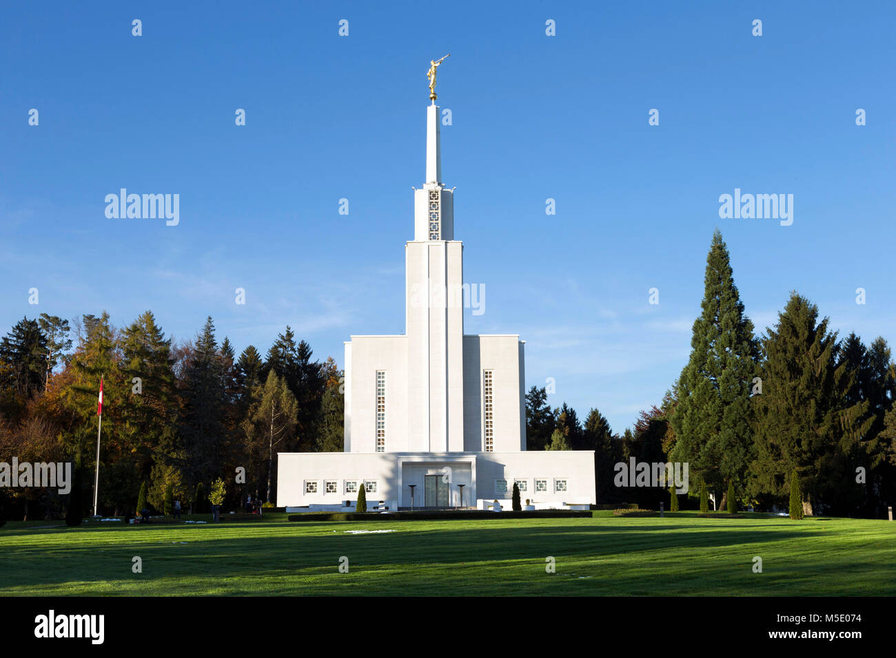 Mormons, temples, religion, Mormon's temple, angel Stock Photo - Alamy