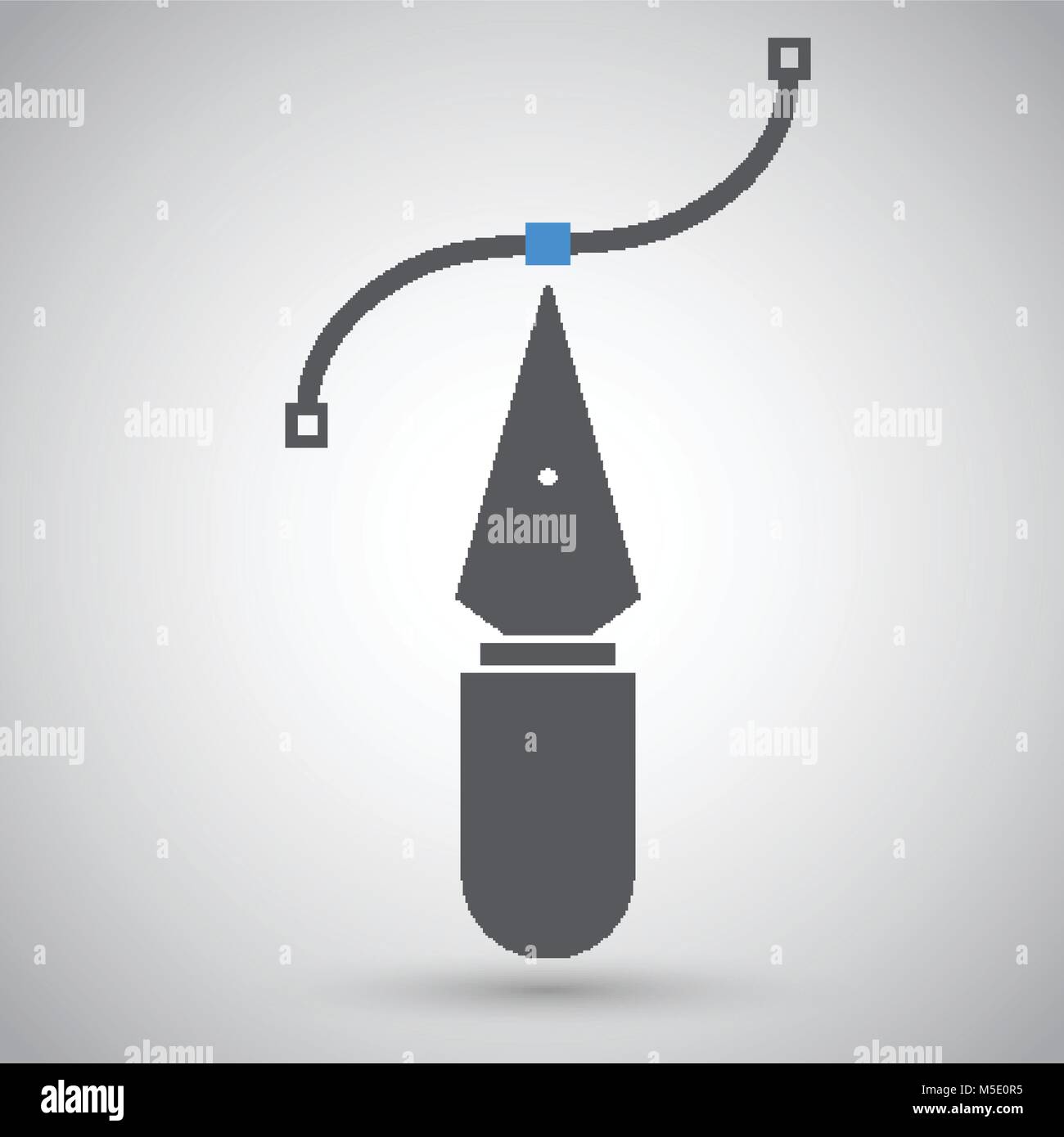 Pen/pencil icon, flat design Stock Vector Image & Art - Alamy