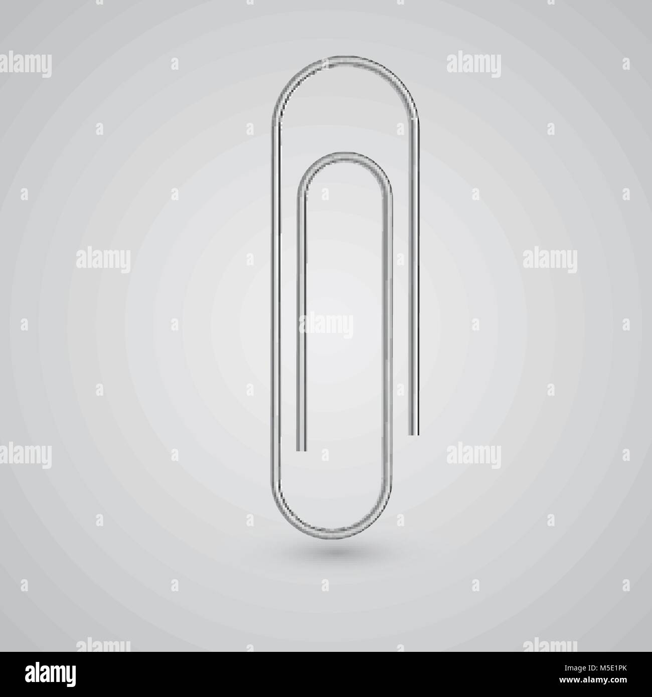 A realistic paperclip, vector Stock Vector Image & Art Alamy