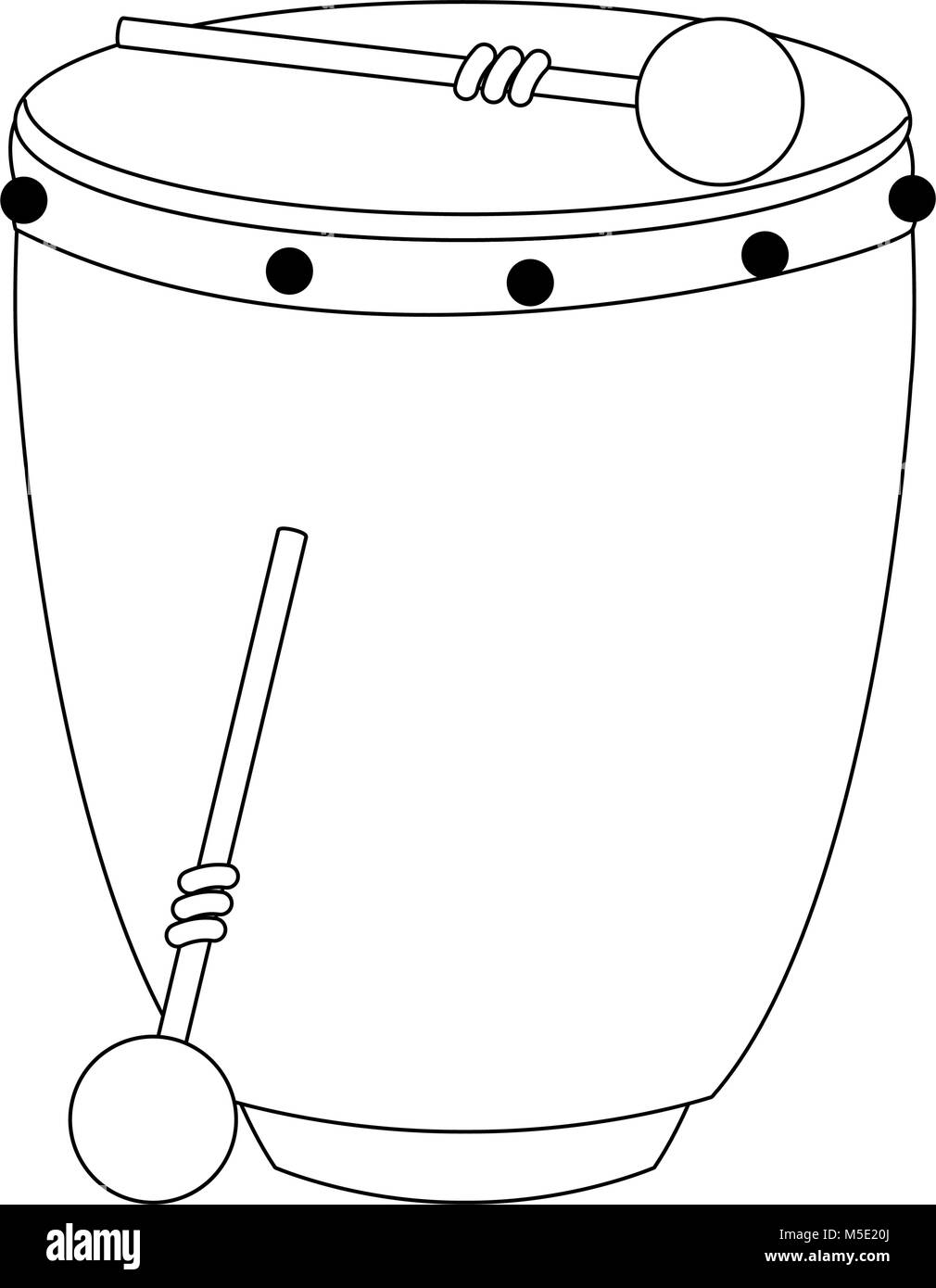 Drum with sticks Stock Vector Image & Art - Alamy