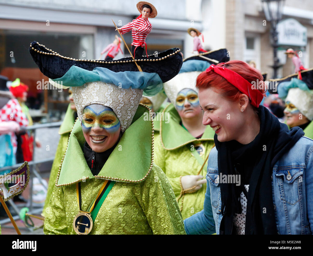 Rhenish carnival,Rose Monday,Shrove Monday procession 2018 in Duelken ...