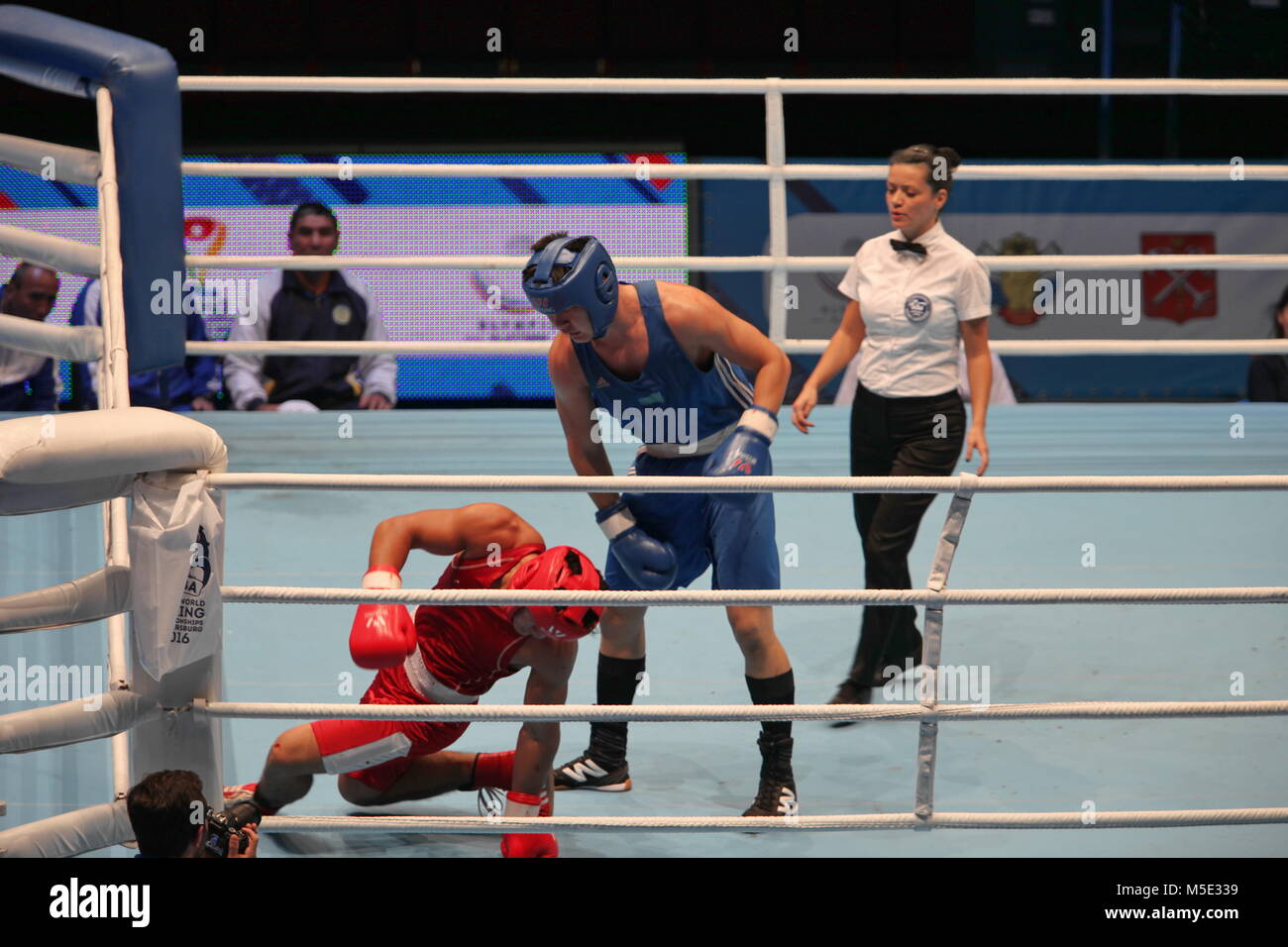 St. Petersburg, Russia, November 21, 2016 AIBA Youth World Boxing