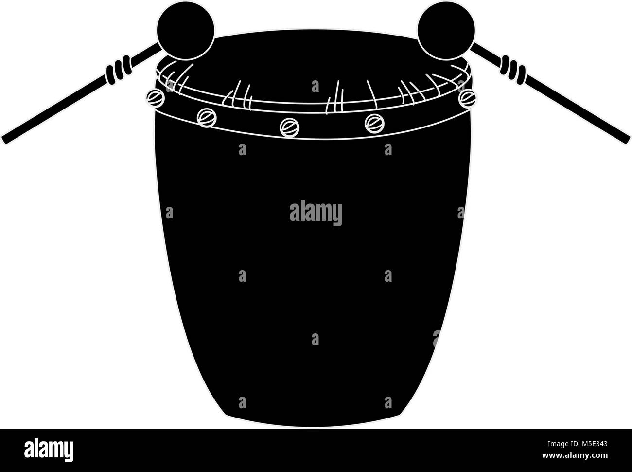 Drum Sticks Black and White Stock Photos & Images - Alamy