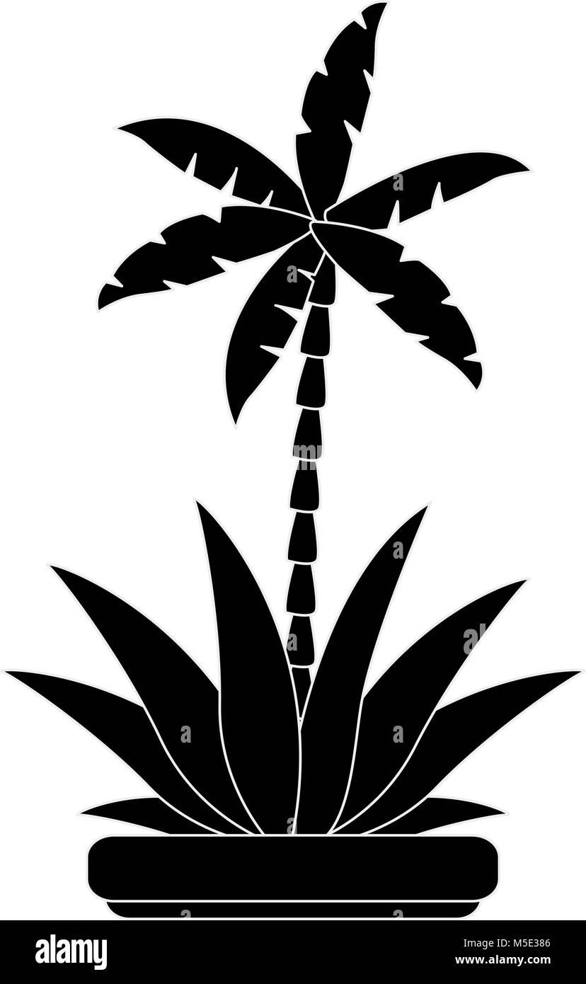 Palm tree symbol Stock Vector Image & Art Alamy