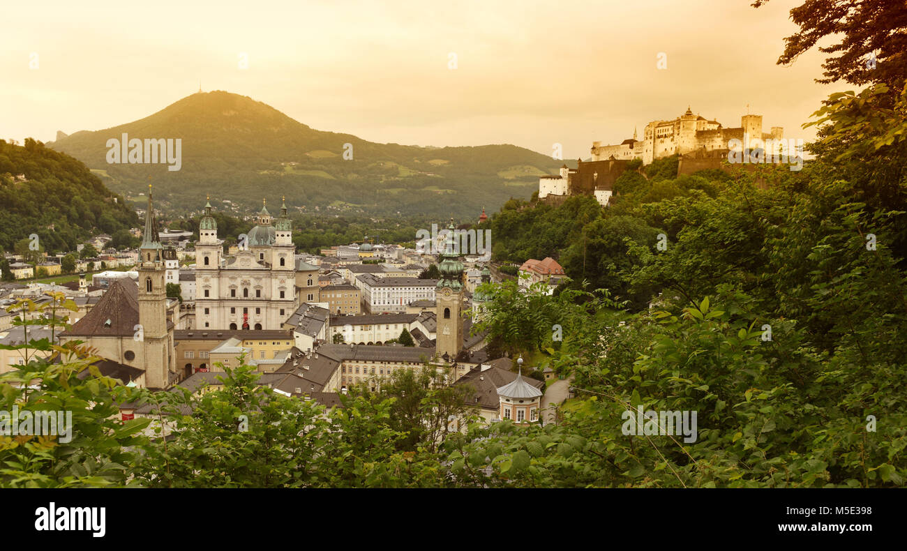 Salzburg cityscape, Austria Stock Photo