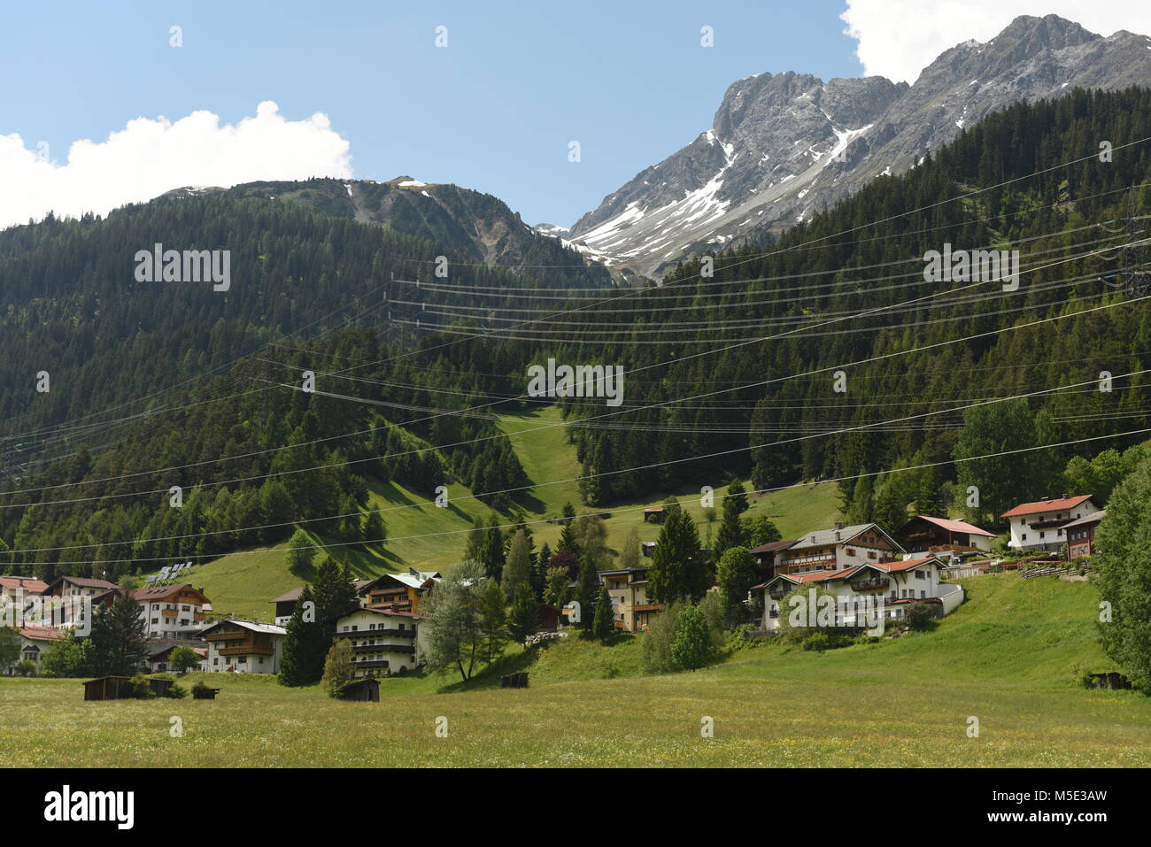 Sankt Anton am Arlberg, Austria Stock Photo Alamy