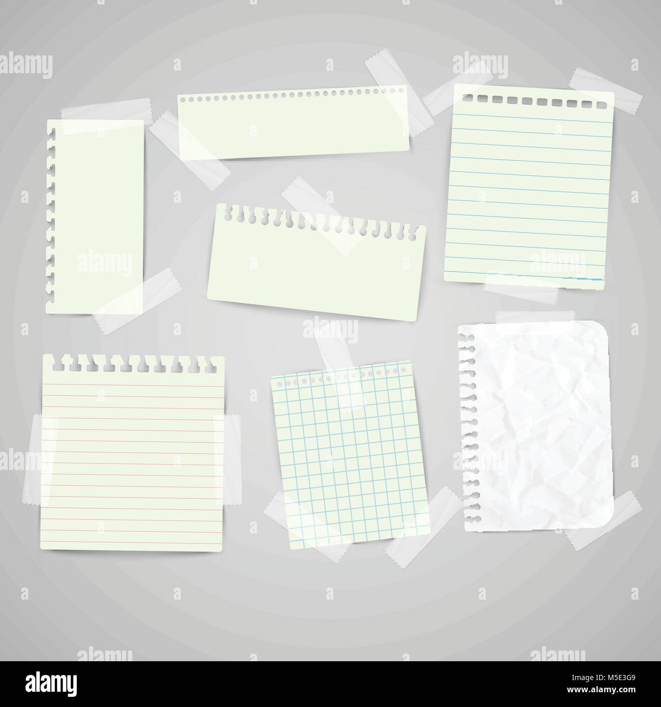 Sticky Paper Notes PNG Image, Printable Sticky Note Scrapbook Torn