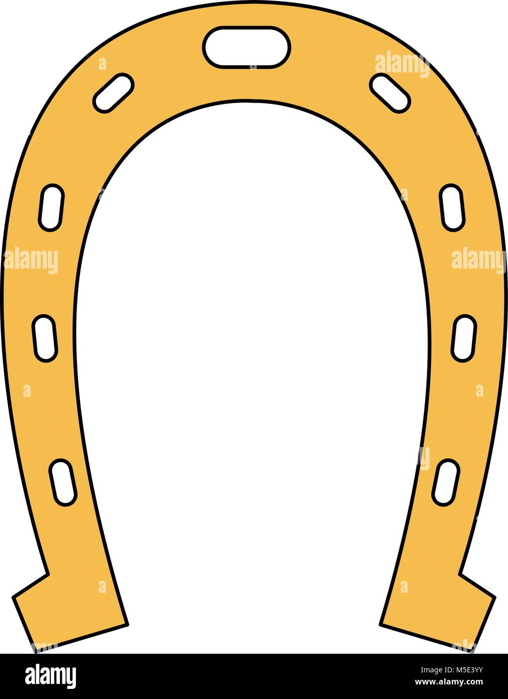 Horseshoe lucky symbol Stock Vector Image & Art Alamy