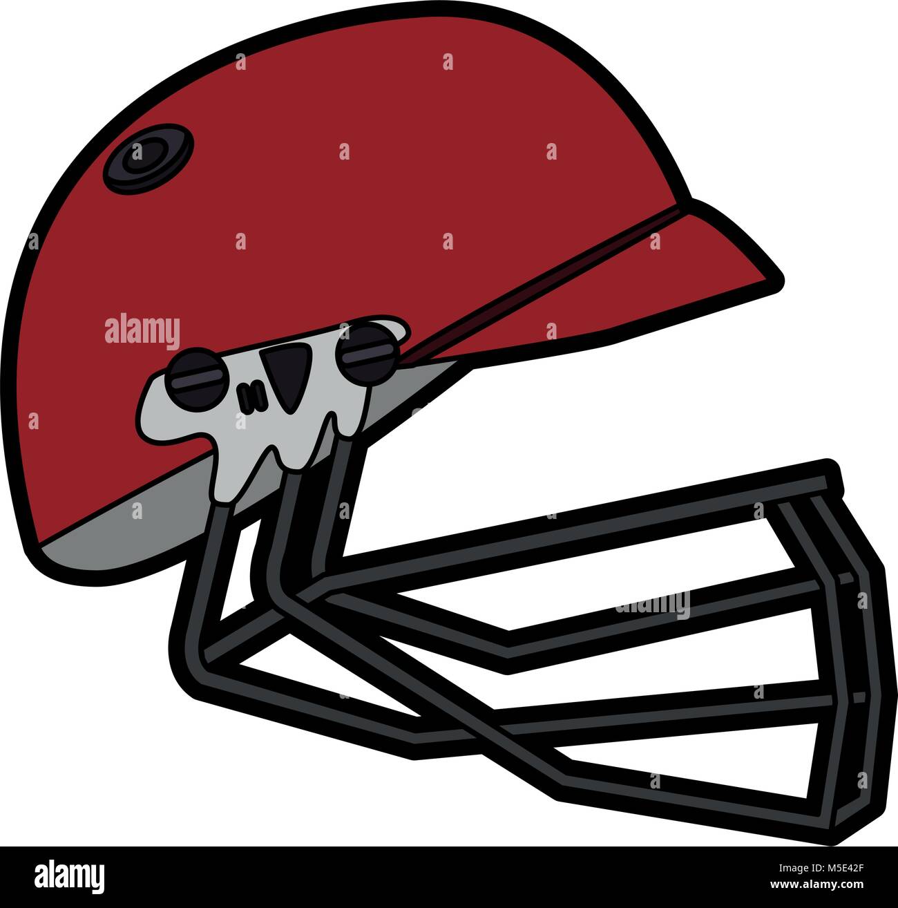 Helmet baseball equipment Stock Vector Image & Art Alamy