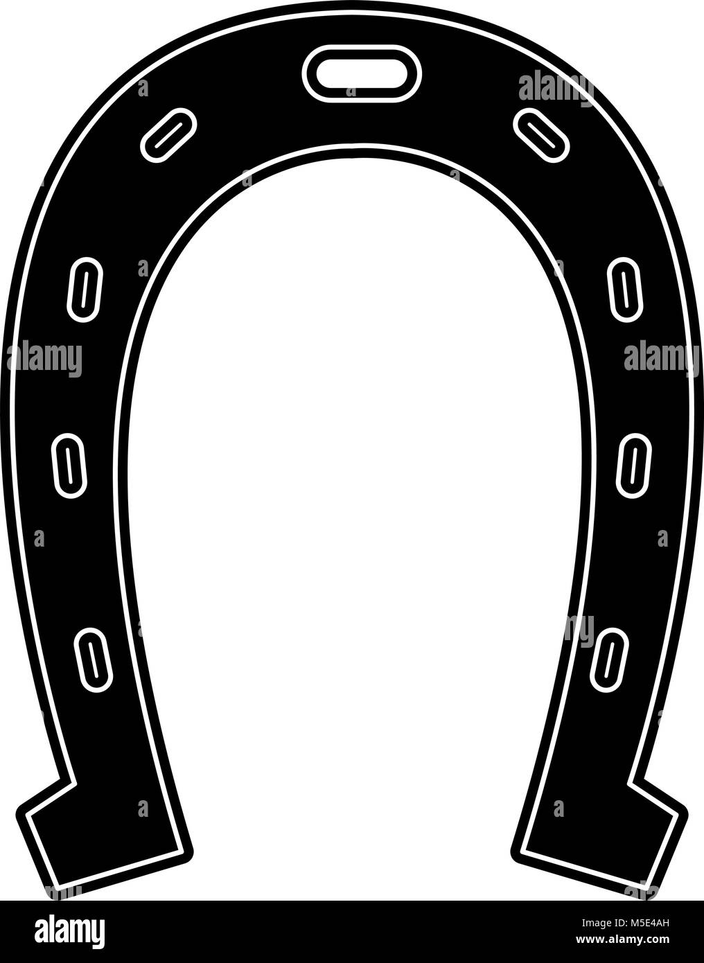 Horseshoe lucky symbol Stock Vector Image & Art Alamy