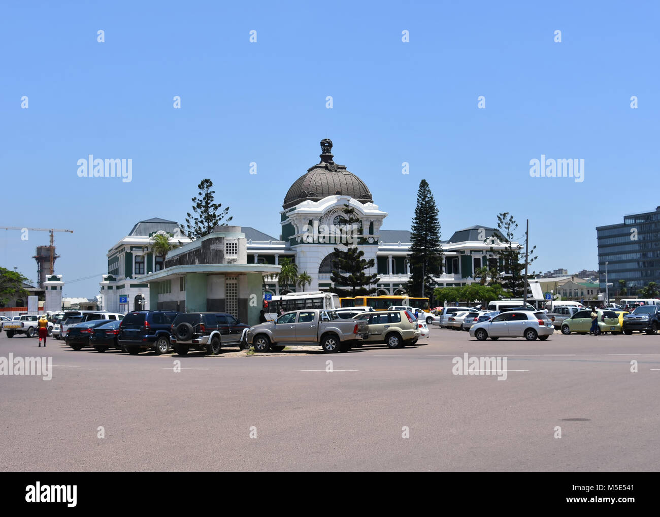 The central train station in Maputo the capital of Mozambique Stock Photo