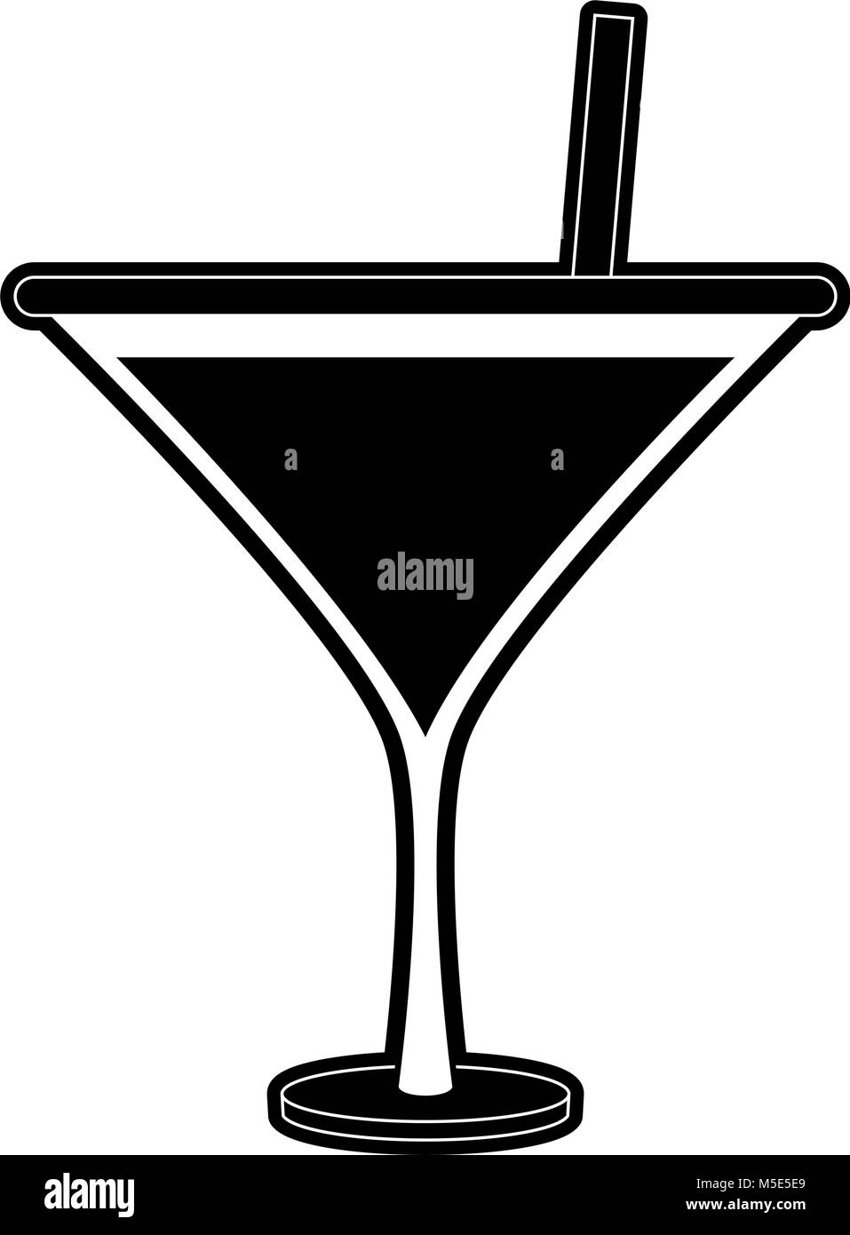martini cocktail drink icon image Stock Vector Image & Art Alamy
