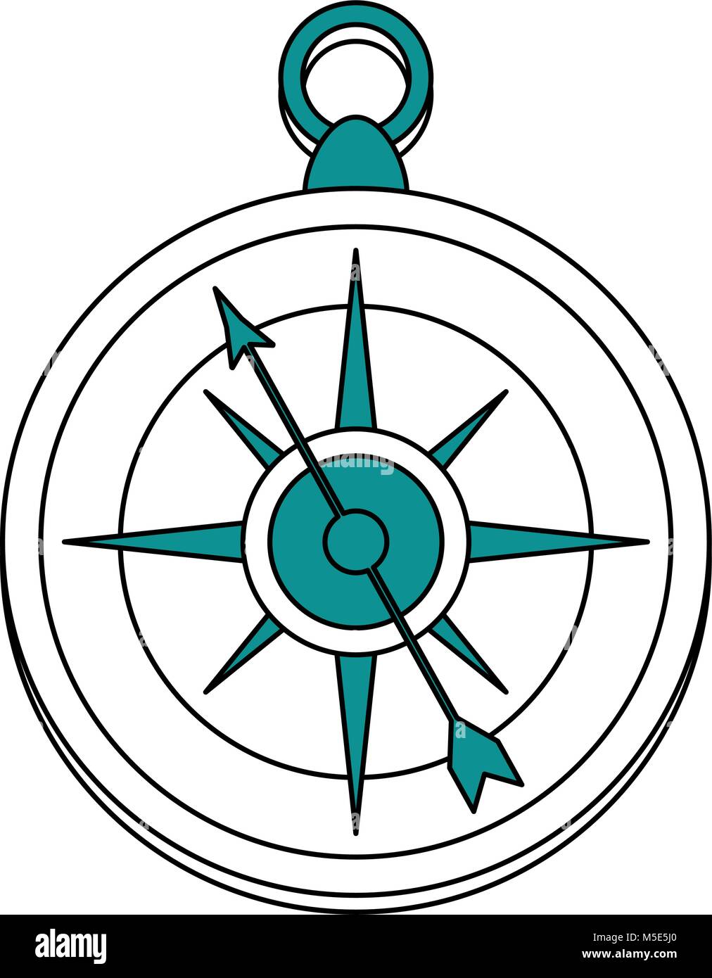 Navigation compass isolated Stock Vector Image & Art - Alamy