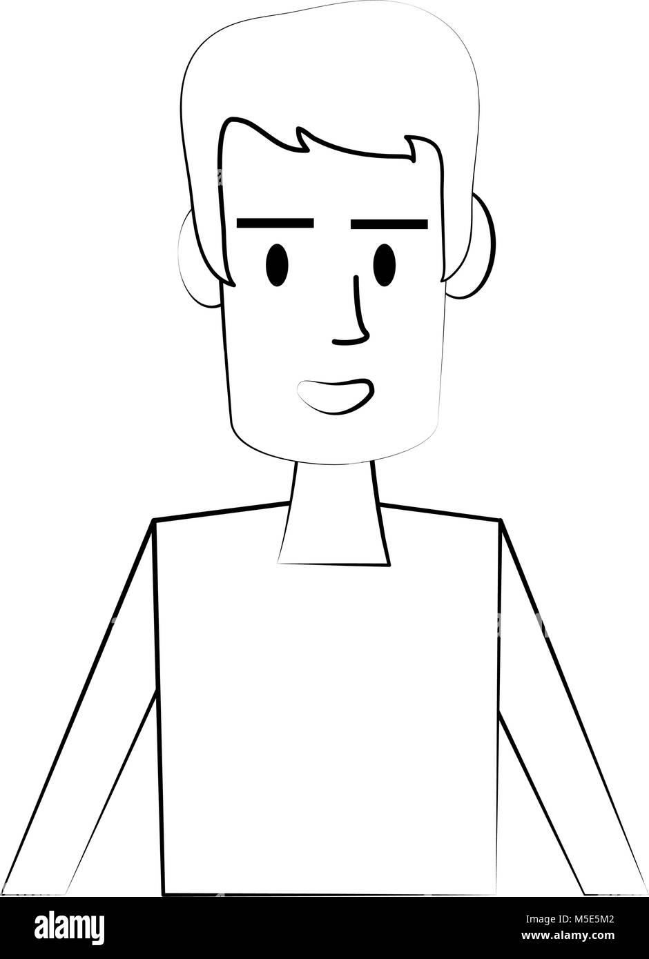 Guy face cartoon Stock Vector Image & Art Alamy