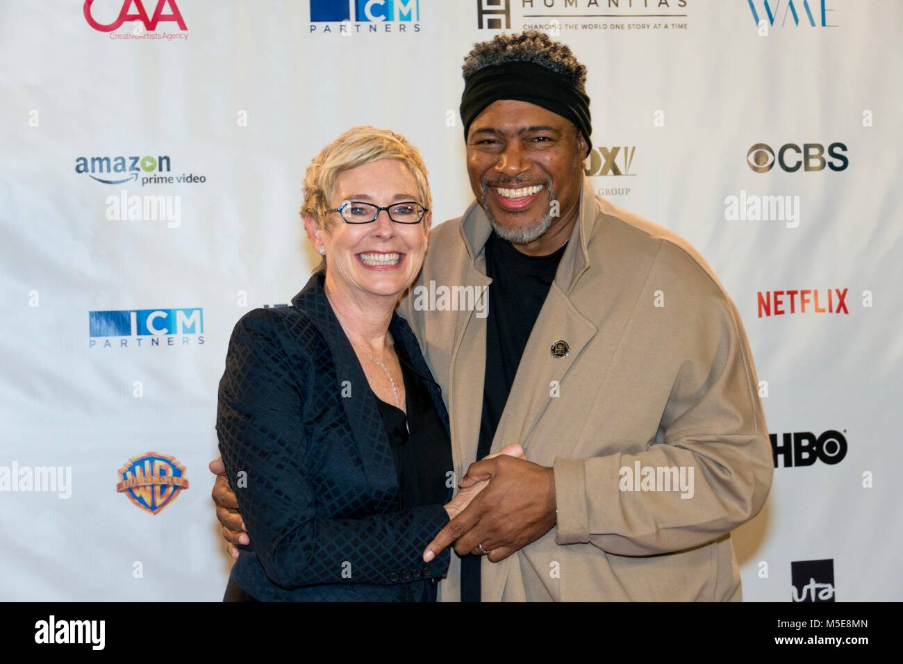 Cathleen Young and Ali LeRoi at the Humanitas awards 2018 Stock Photo