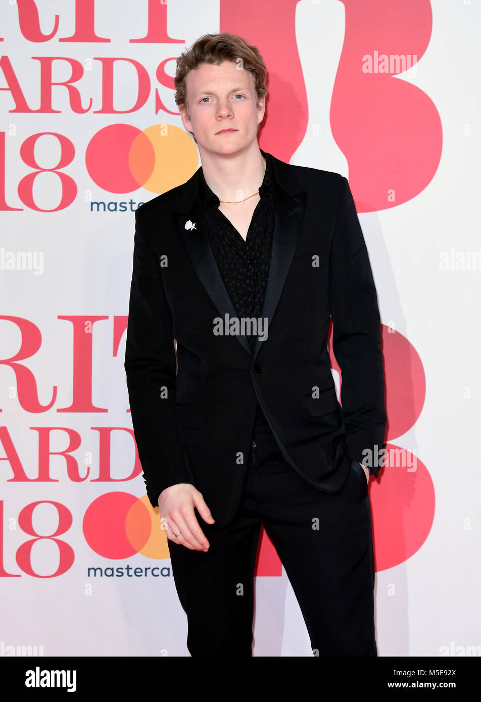 Patrick Gibson attending the Brit Awards at the O2 Arena, London Stock
