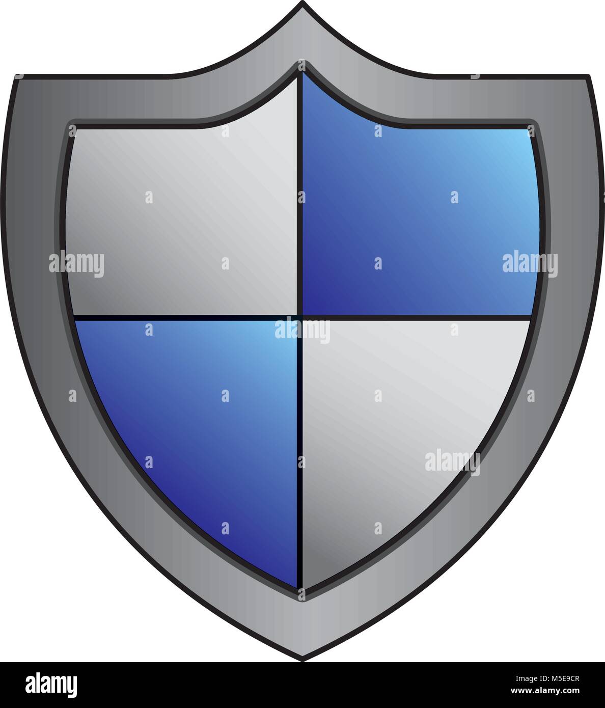 shield protection secure information data symbol Stock Vector Image ...