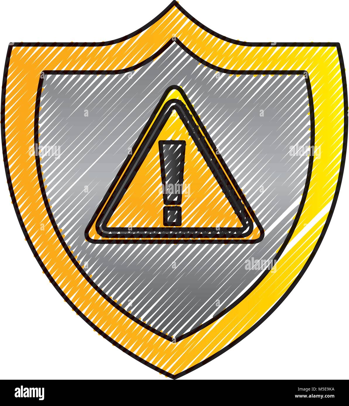 shield protection warning alert error data Stock Vector Image & Art - Alamy
